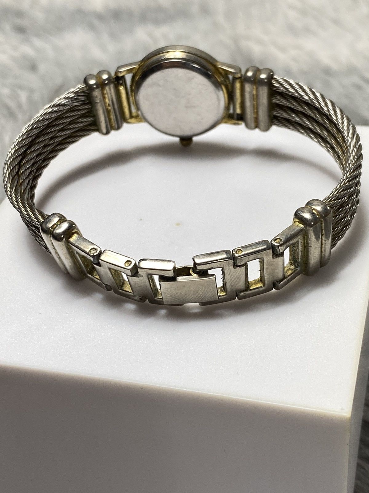Japanese Brand × Jewelry × Vintage Giovani Quartz Watch with Steel Cable Band | Elegant Design Size ONE SIZE - 8 Thumbnail
