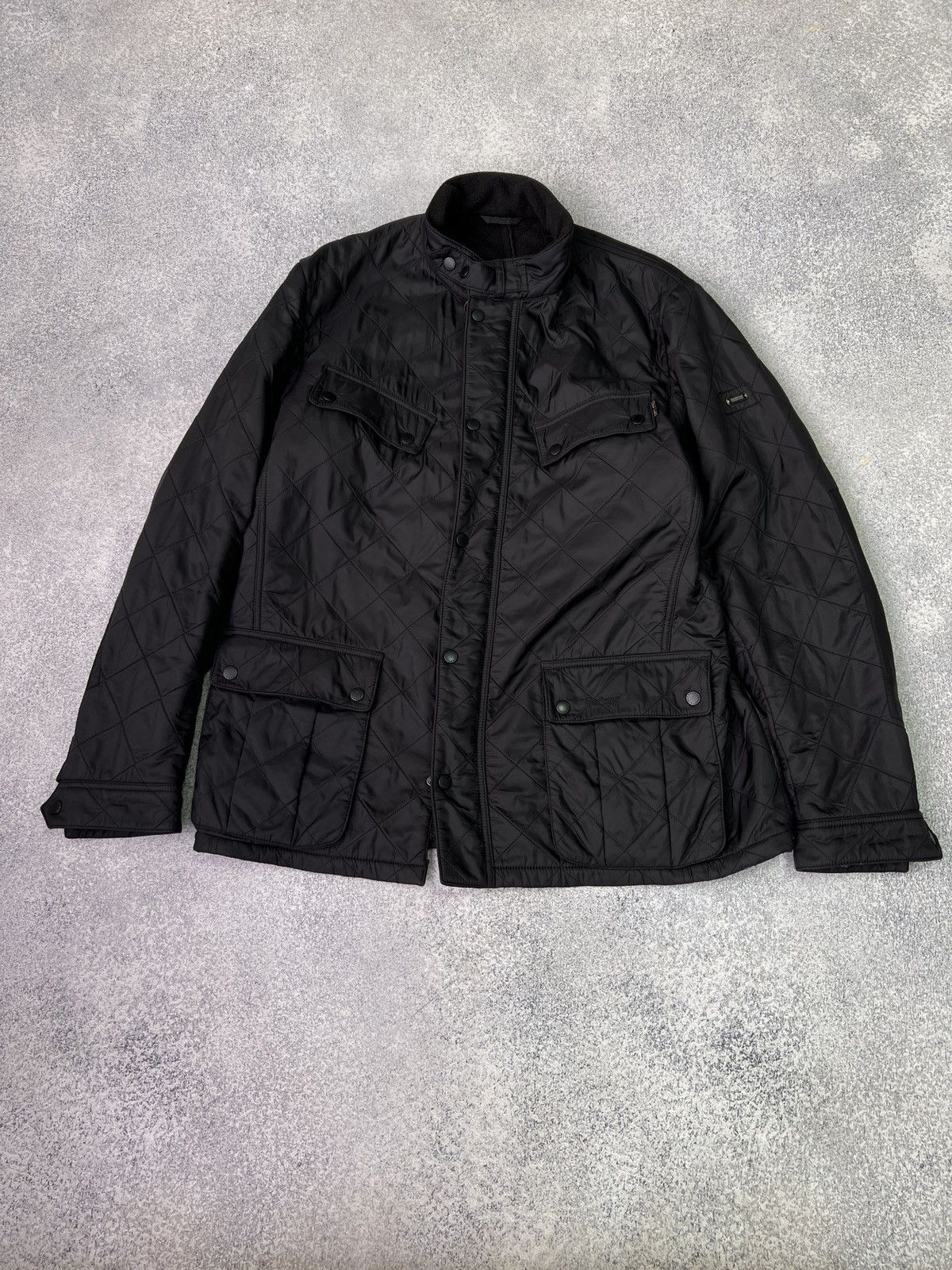 Barbour × Vintage Vintage Barbour International Quilted Jacket Size US XL / EU 56 / 4 - 2 Thumbnail