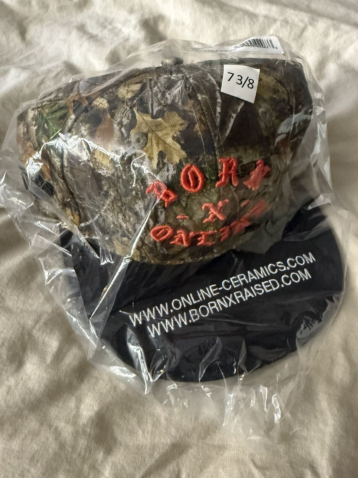 Born X Raised × Online Ceramics BornxRaised X Online Ceramics sz7 3/8s fitted Size 38 - 1 Thumbnail