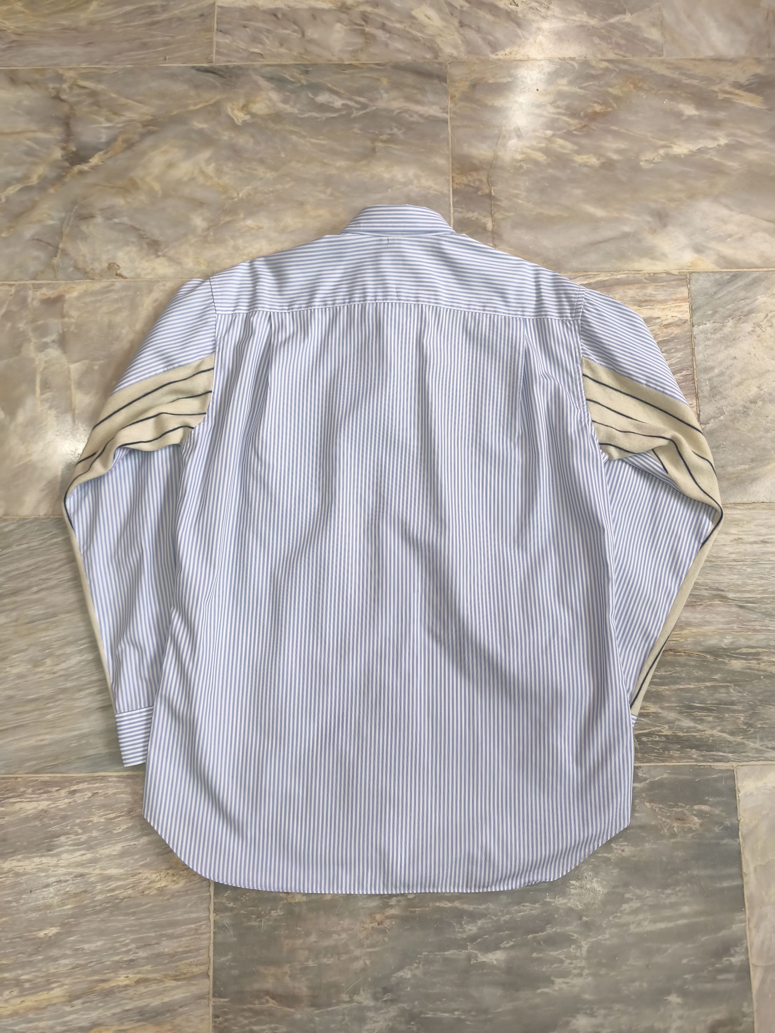 Comme des Garcons SHIRT 2018 comme des garcons shirt stripe longsleeve polo Size US M / EU 48-50 / 2 - 8 Thumbnail