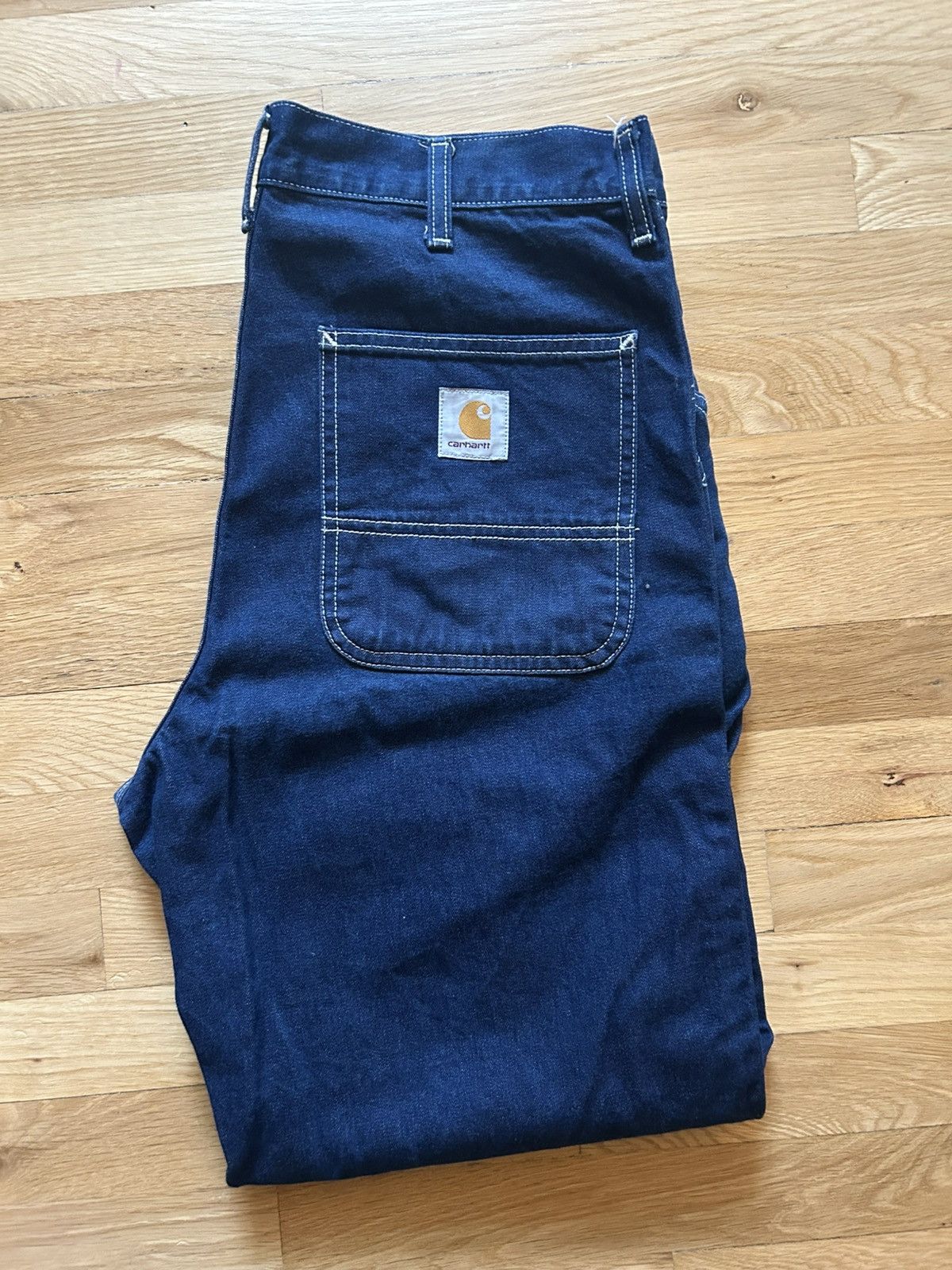 Carhartt Wip Carhartt WIP simple pant raw denim 34x32 Size US 34 / EU 50 - 3 Thumbnail