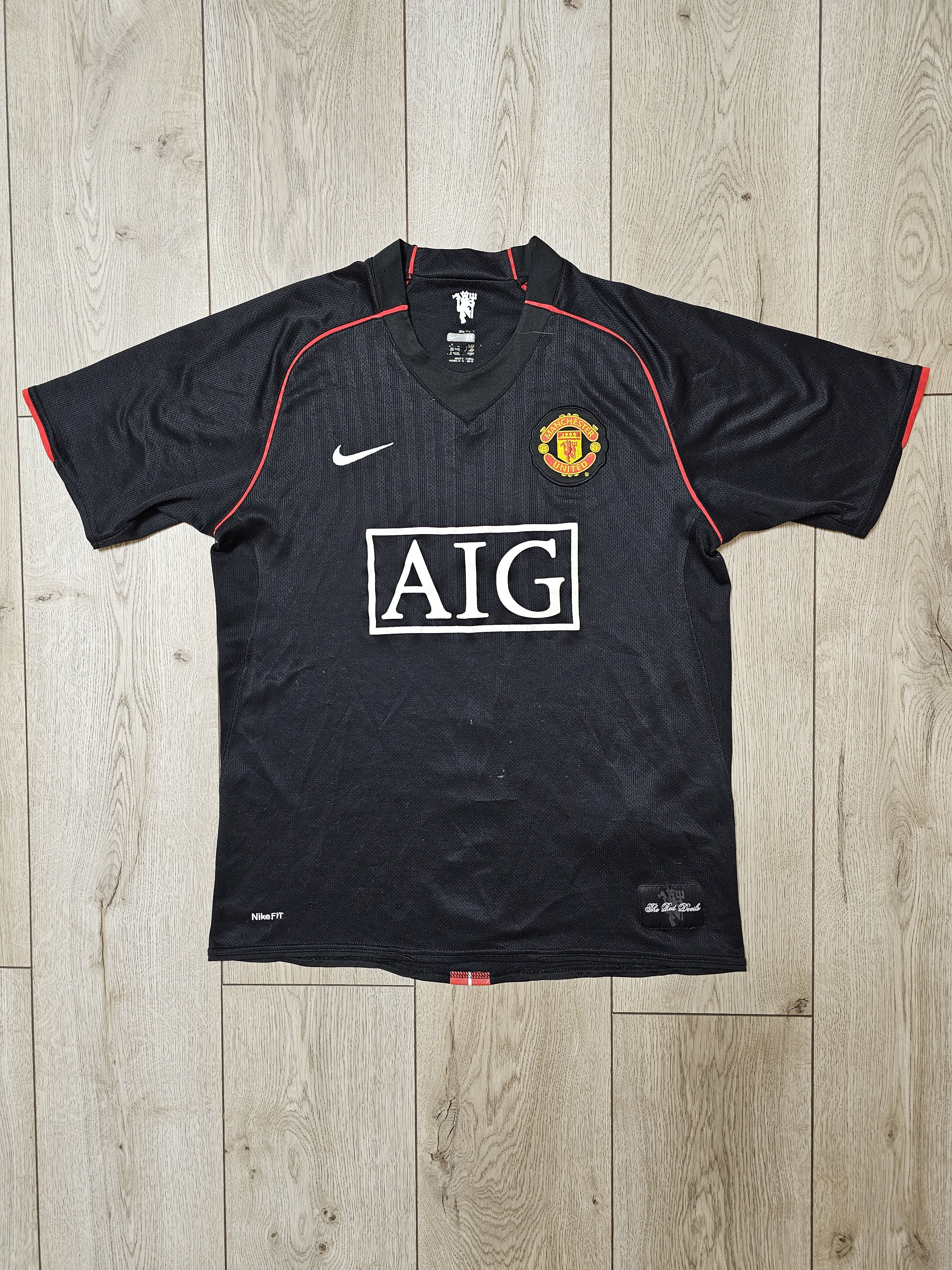 Nike MANCHESTER UNITED 2007 2009 AWAY FOOTBALL SOCCER JERSEY Size US M / EU 48-50 / 2 - 1 Thumbnail