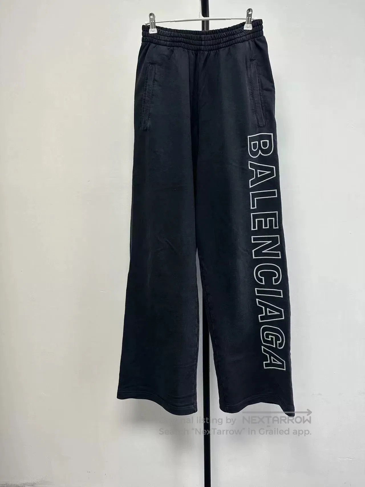 Balenciaga Balenciaga Mid-Rise Straight-Leg Loose Casual Pants. Size US 26 / EU 42 - 1 Thumbnail