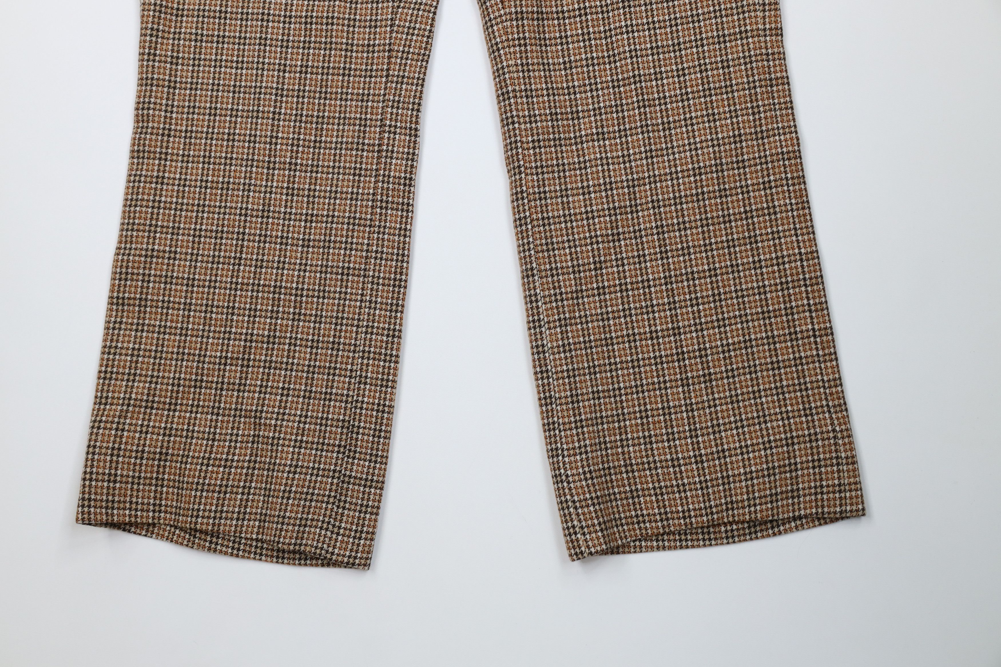 Vintage Vintage 70s Streetwear Houndstooth Bell Bottoms Pants USA Size US 38 / EU 54 - 4 Thumbnail