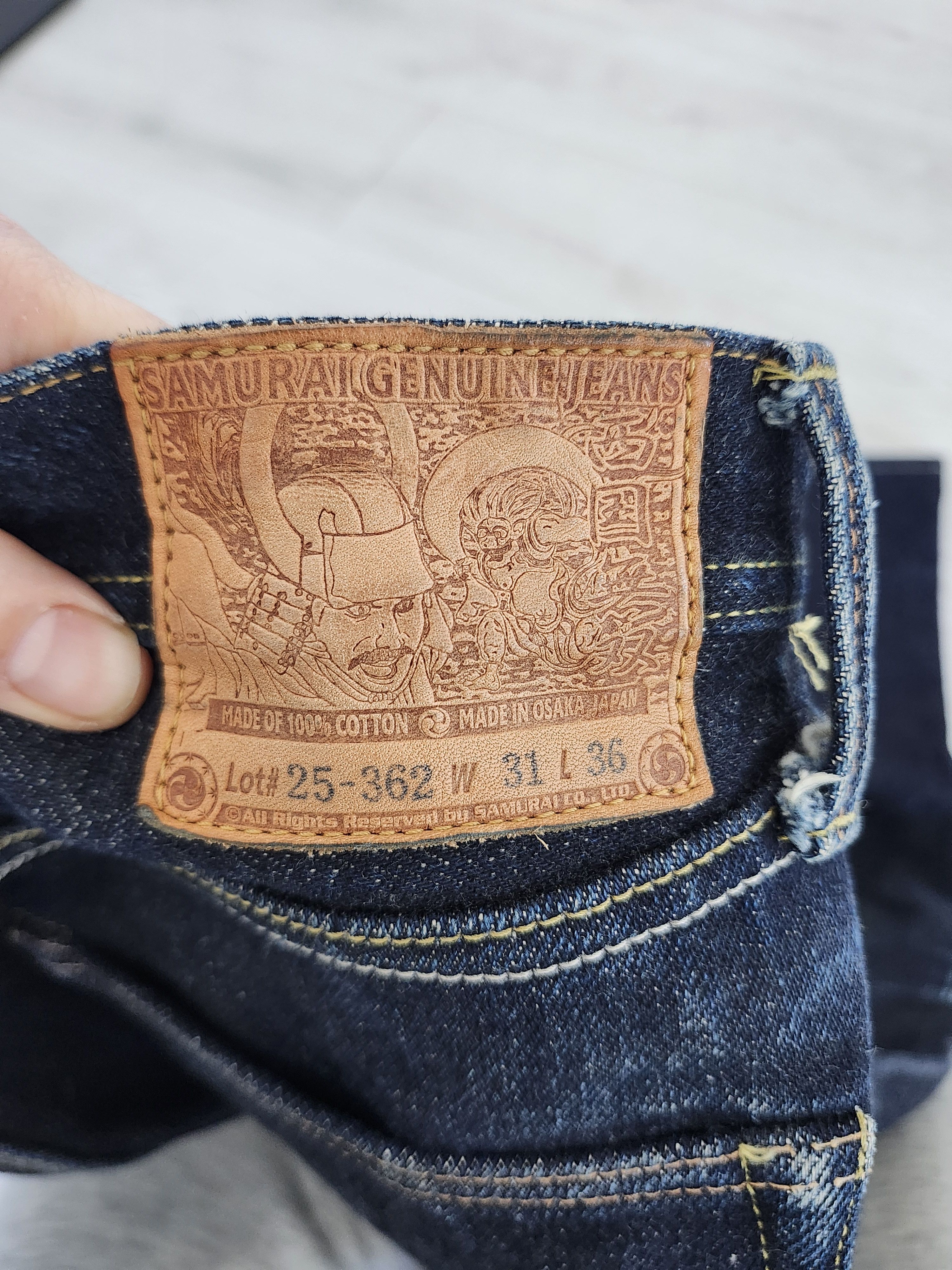 Samurai Jeans Samurai 25oz Straight Fit Size US 31 - 5 Thumbnail