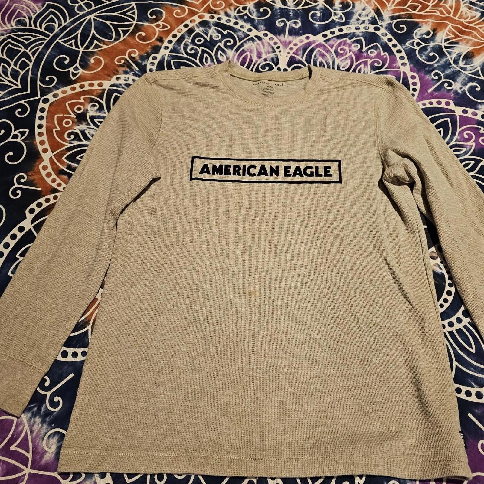 American Eagle Outfitters American Eagle Men's Cream Shirt Size US M / EU 48-50 / 2 - 2 Thumbnail