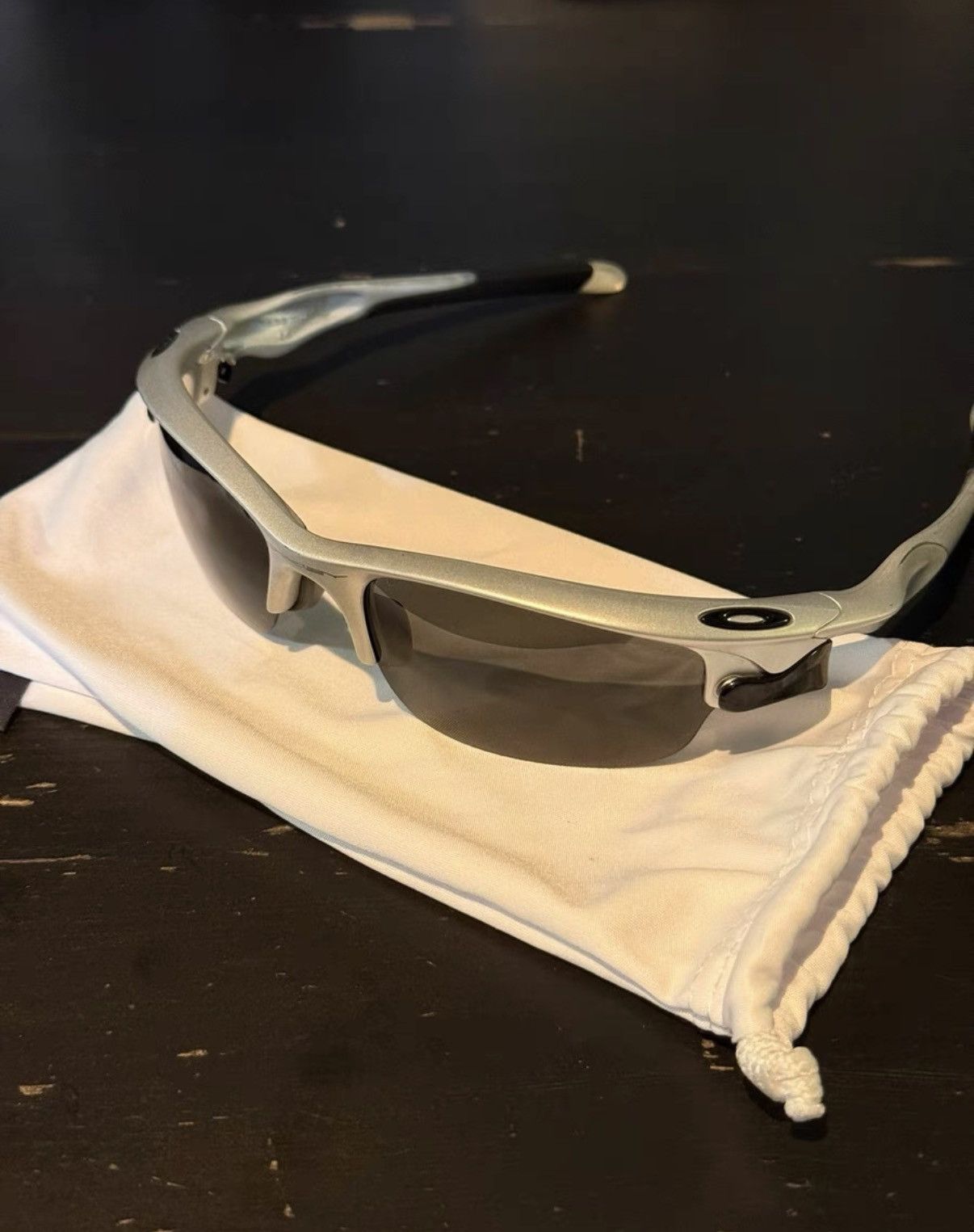 Oakley Oakley Fast Jacket Black Silver Sunglasses K24 Size ONE SIZE - 7 Thumbnail