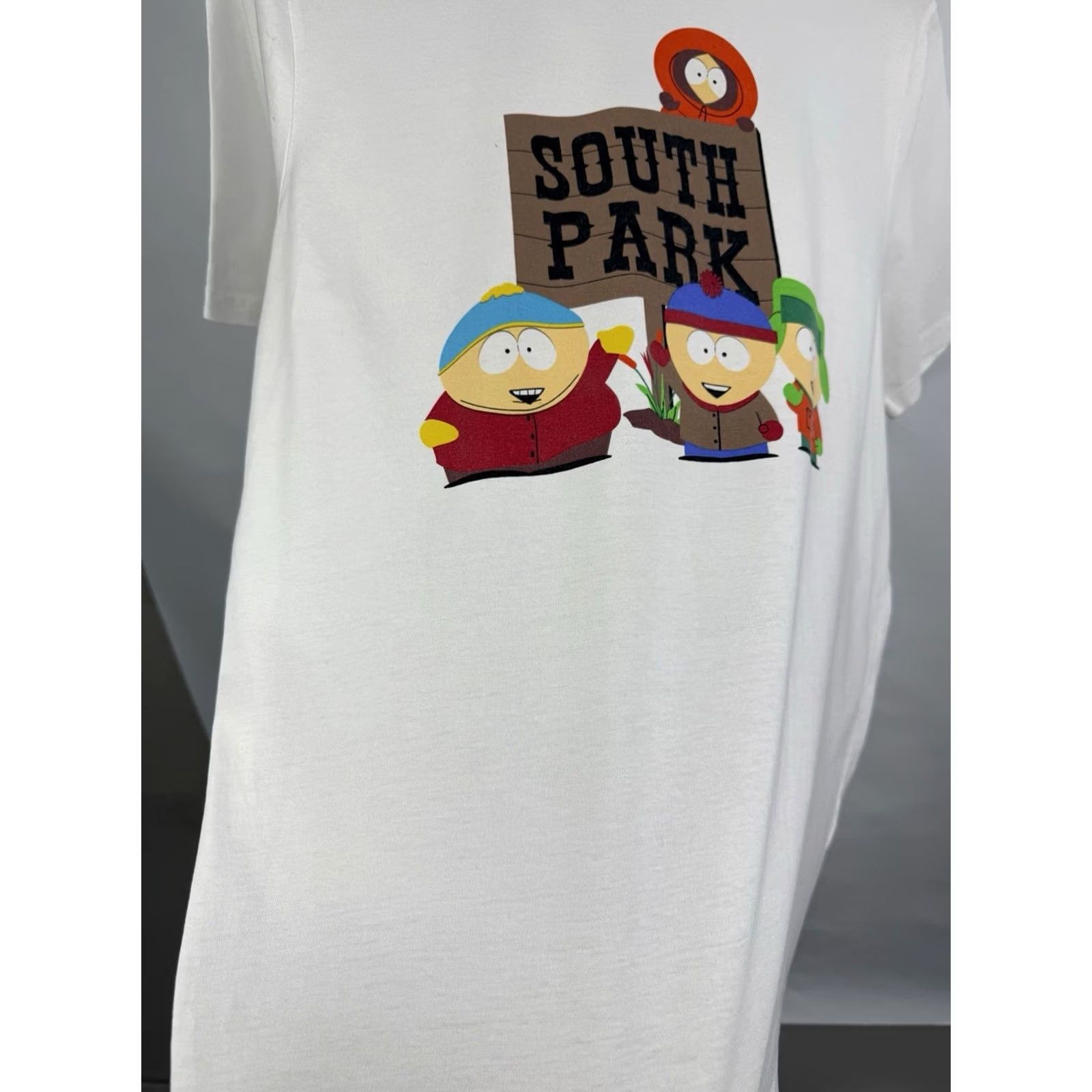 Vintage VINTAGE South Park T-Shirt Cartman Stan Kyle Kenny TV Show Rare M White Mens Shirt Size US M / EU 48-50 / 2 - 6 Thumbnail
