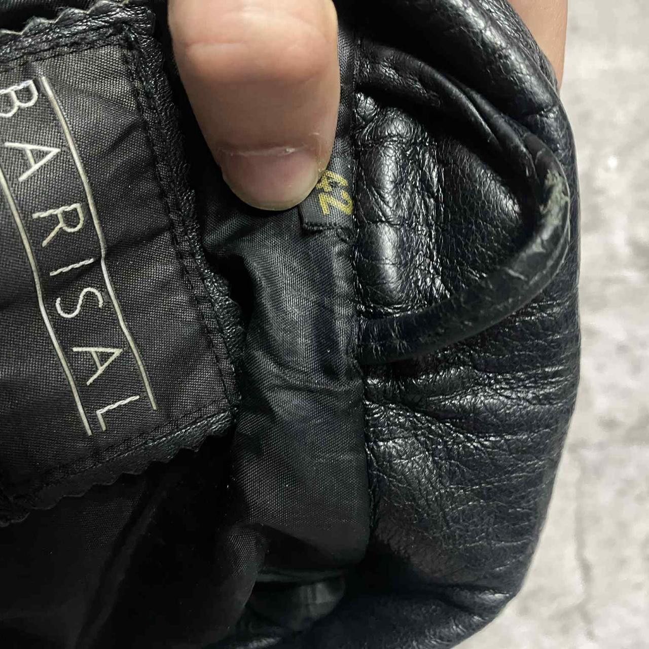 Other Black leather coat with button front and pockets leather Size ONE SIZE - 5 Thumbnail