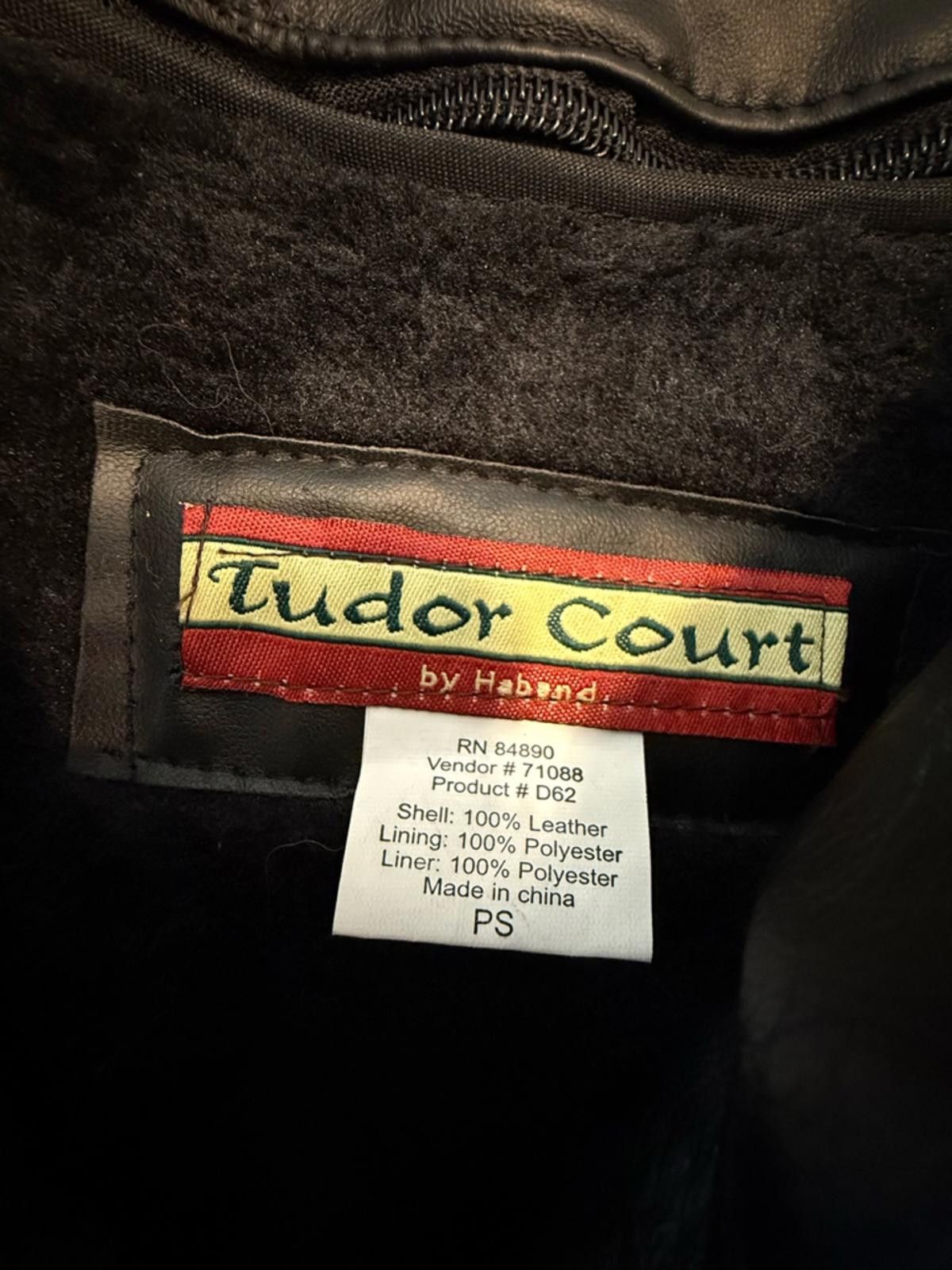 Other Tudor Court black leather coat removable faux fur vest SZ PS Size S / US 4 / IT 40 - 7 Thumbnail