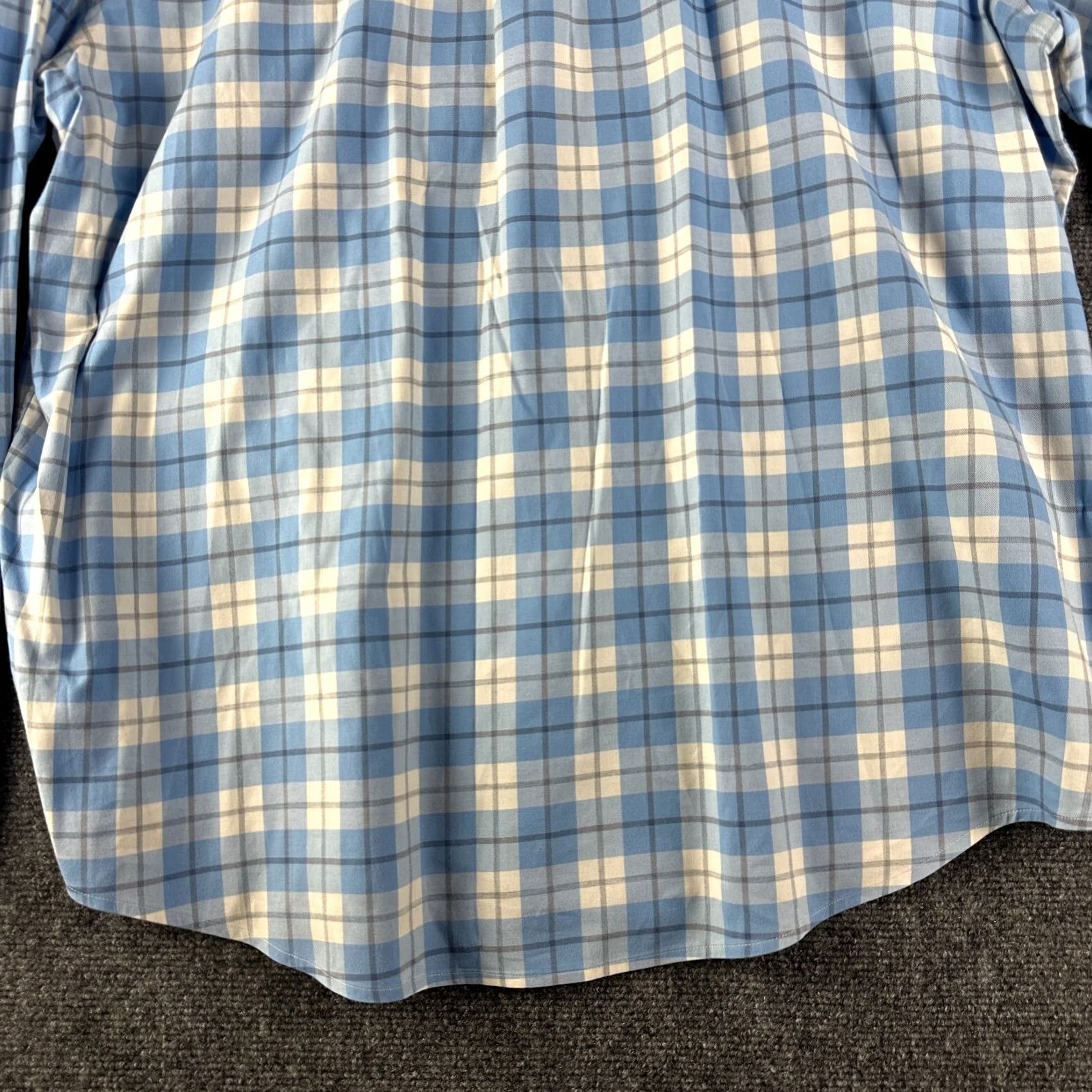 Vineyard Vines Vineyard Vines Shirt Mens XL Slim Fit Blue White Plaid Button Down Pocket Size US XL / EU 56 / 4 - 5 Thumbnail