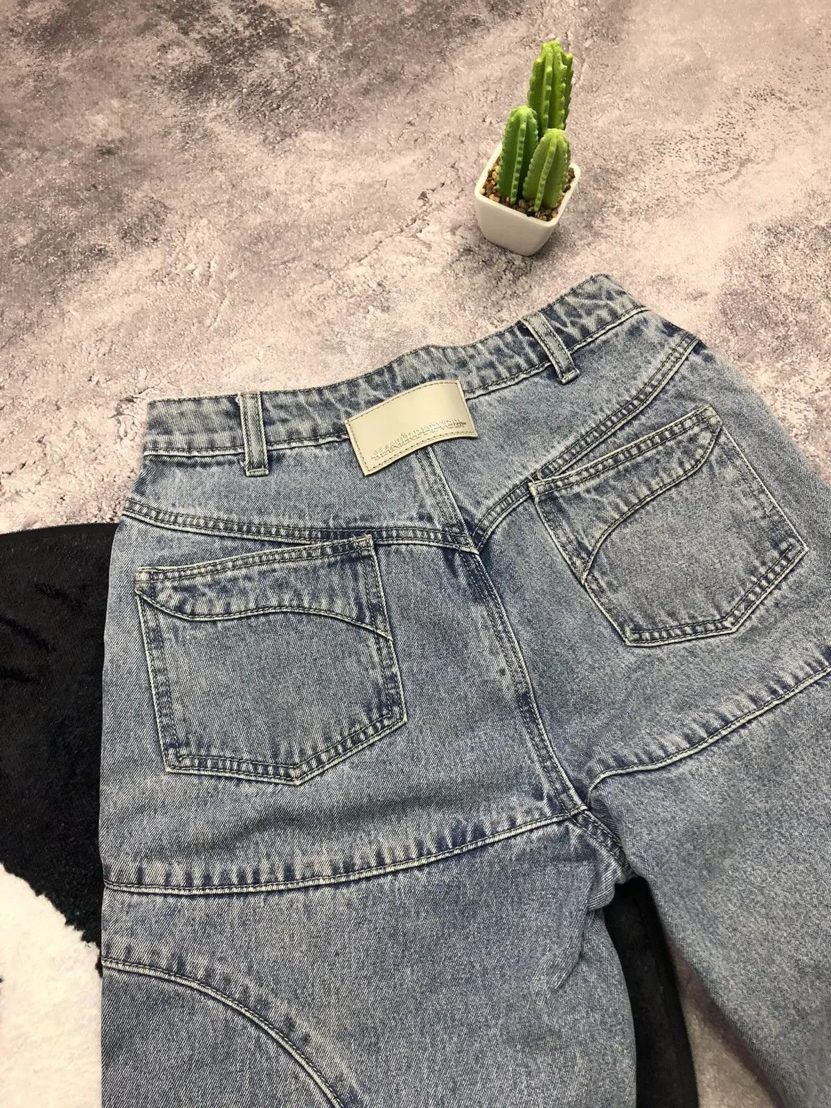 Maniere De Vior MANIERE DE VOIR Avantgarde Rare Chrome/White Logo Streetwear Size 26" / US 2 / IT 38 - 13 Thumbnail