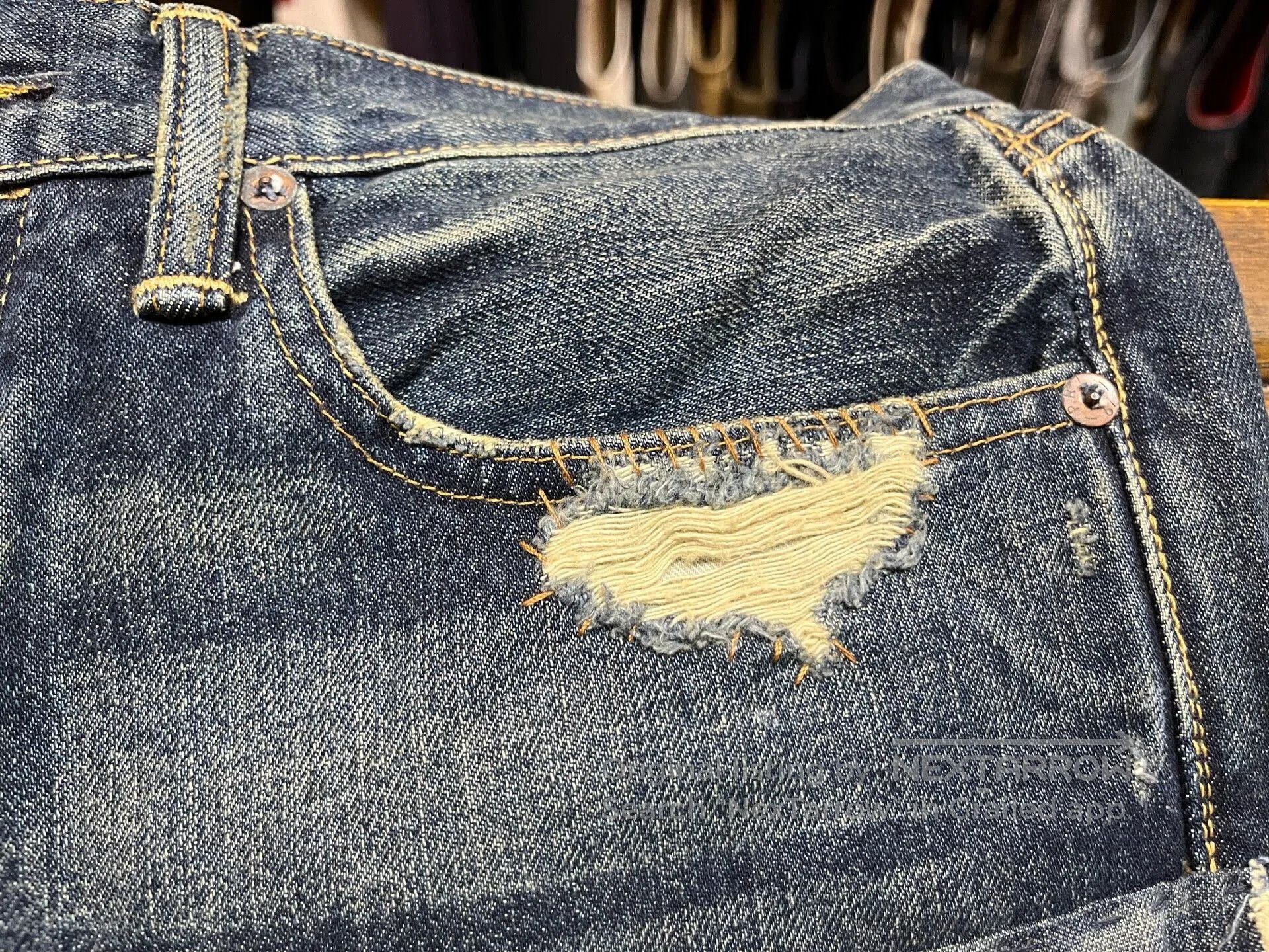 RRL Ralph Lauren rrl limited edition patchwork jeans. Size US 31 - 9 Thumbnail