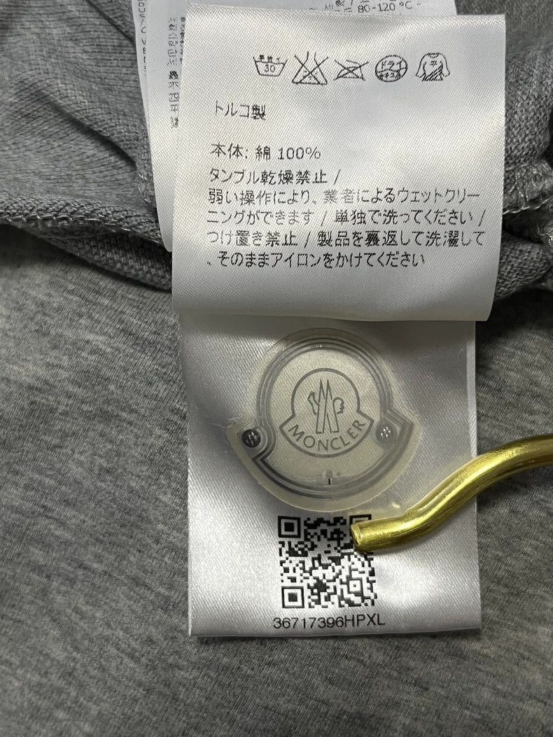 Moncler Moncler Moncler Men's Gray Short Sleeve Polo Shirt-2506 Size US S / EU 44-46 / 1 - 9 Thumbnail