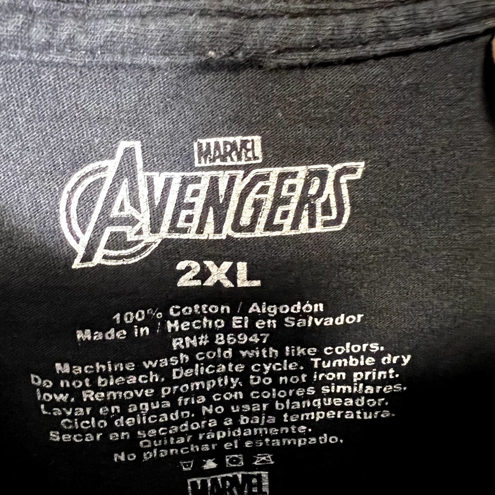 Vintage Marvel Shirt Black Panther Adult 2XL 2XL Black Mens Shirt Marvel Size US XXL / EU 58 / 5 - 7 Thumbnail