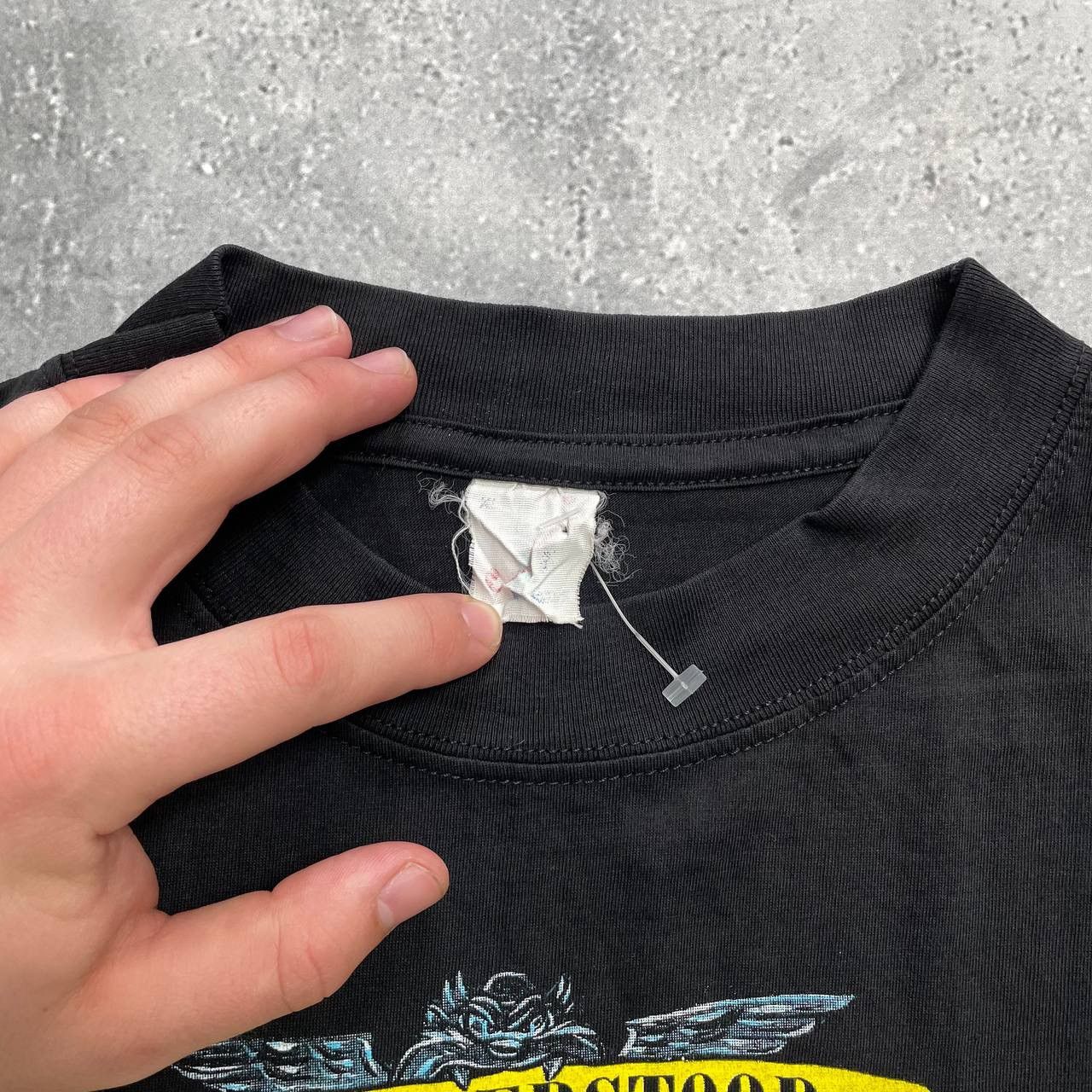 Cartoon Network × Vintage Vintage 1995 Taz Biker Misunderstood Looney Tunes T Shirt Size US XL / EU 56 / 4 - 6 Thumbnail