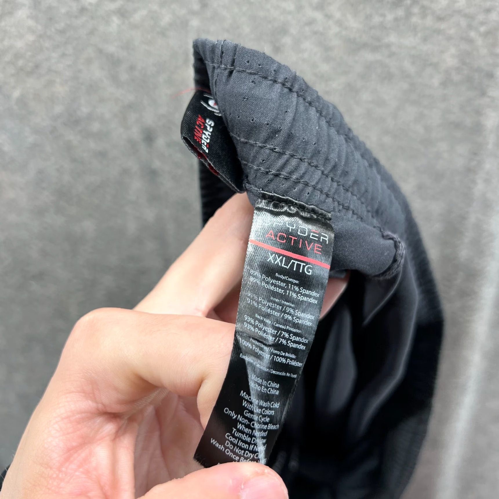 Spyder Spyder Active Shorts Men 2XL Gray Drawstring Pocket Stretch 2 in 1 Athletic Gym Shorts Size US 39 - 4 Thumbnail