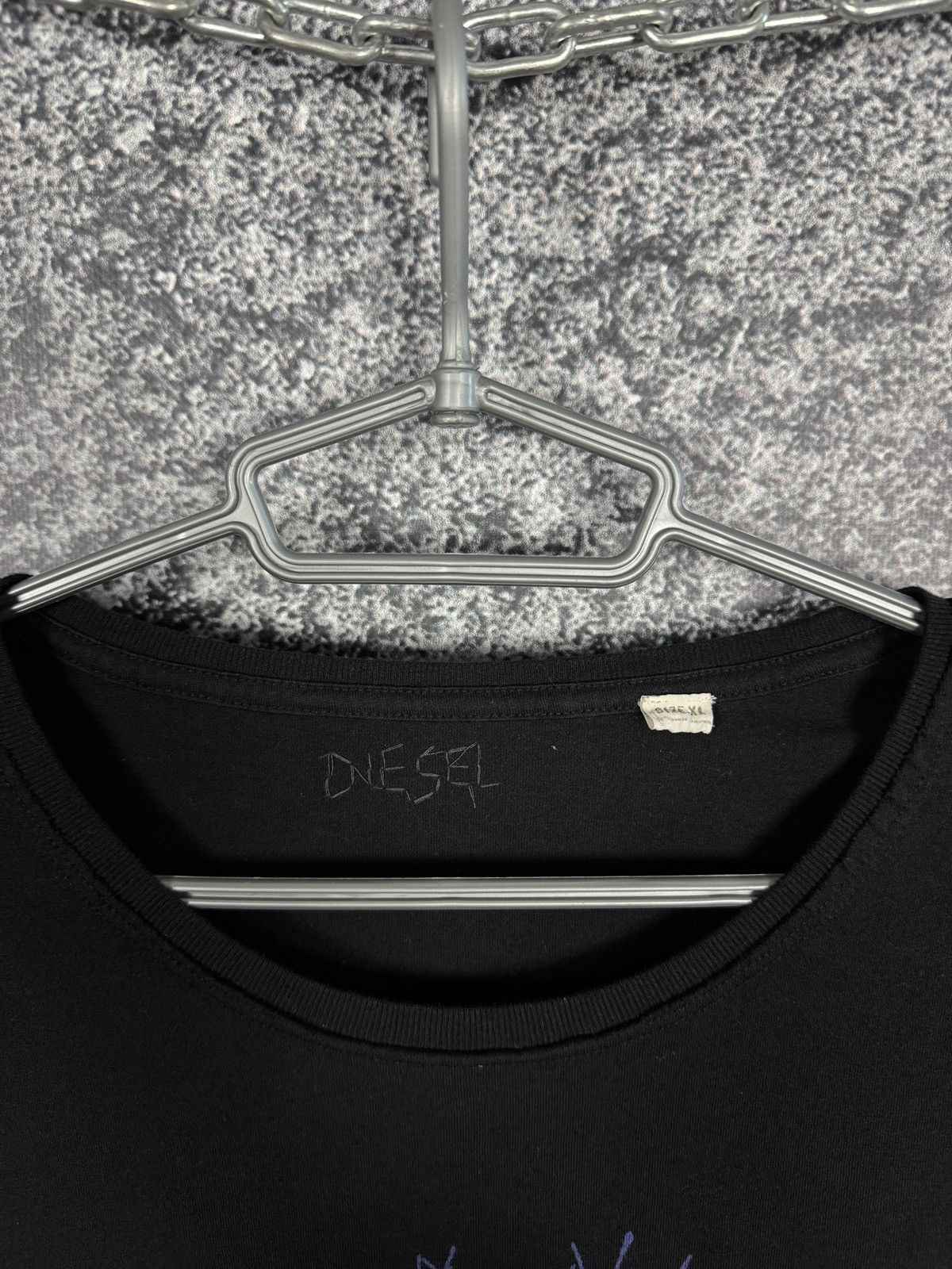 Diesel Men’s Diesel Long Sleeve Graphic T-Shirt Black Size XL Size US XL / EU 56 / 4 - 6 Thumbnail