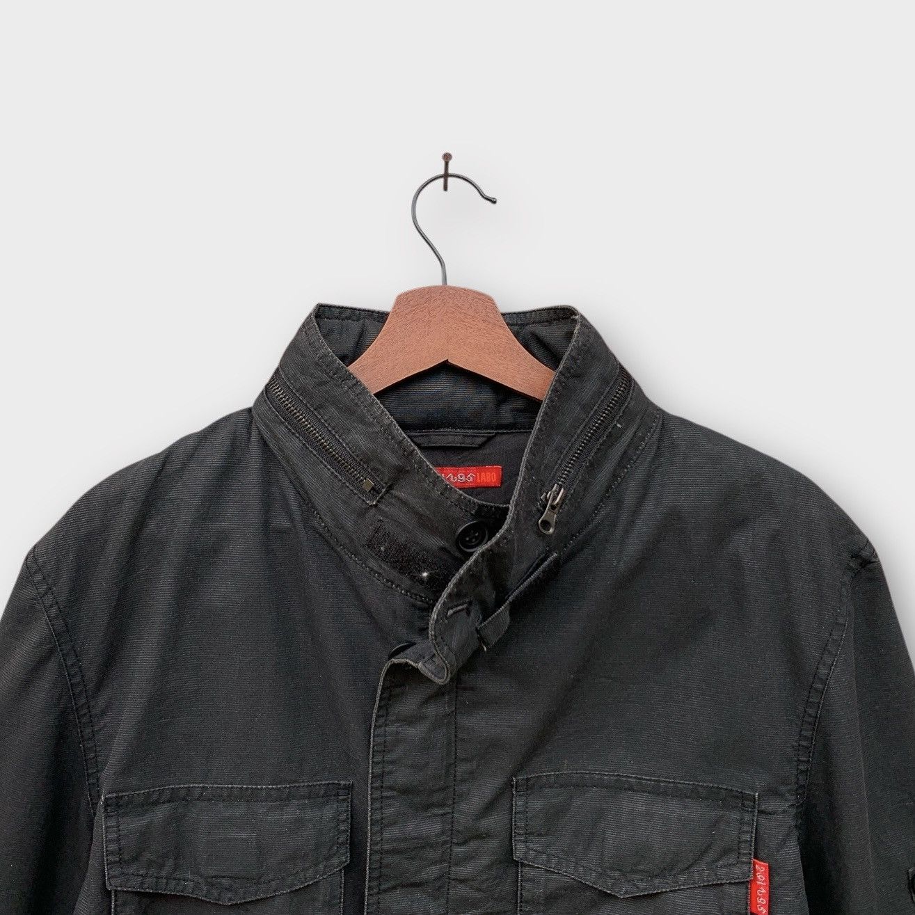 Japanese Brand 291295 HOMME LABO MILITARY ZIPPER JACKET DOUBLE POCKET Size US M / EU 48-50 / 2 - 5 Thumbnail