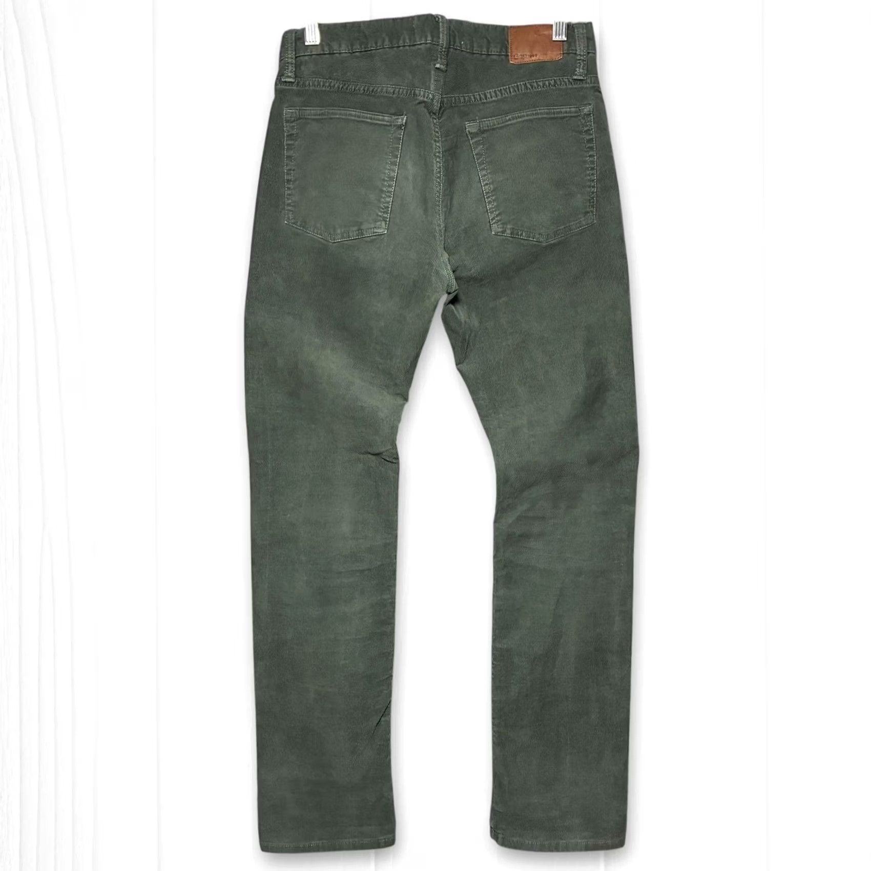 Gap VINTAGE Gap 1969 Slim Fit Corduroy Pants Men Green 28x30 Casual Everyday Size US 28 / EU 44 - 2 Thumbnail