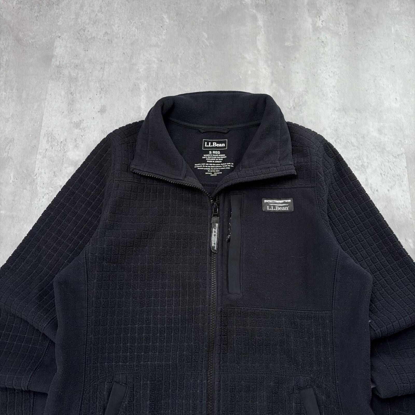 L.L. Bean Y2K Black L.L. Beans Grunge Fleece Outdoor Jacket Size S / US 4 / IT 40 - 3 Thumbnail