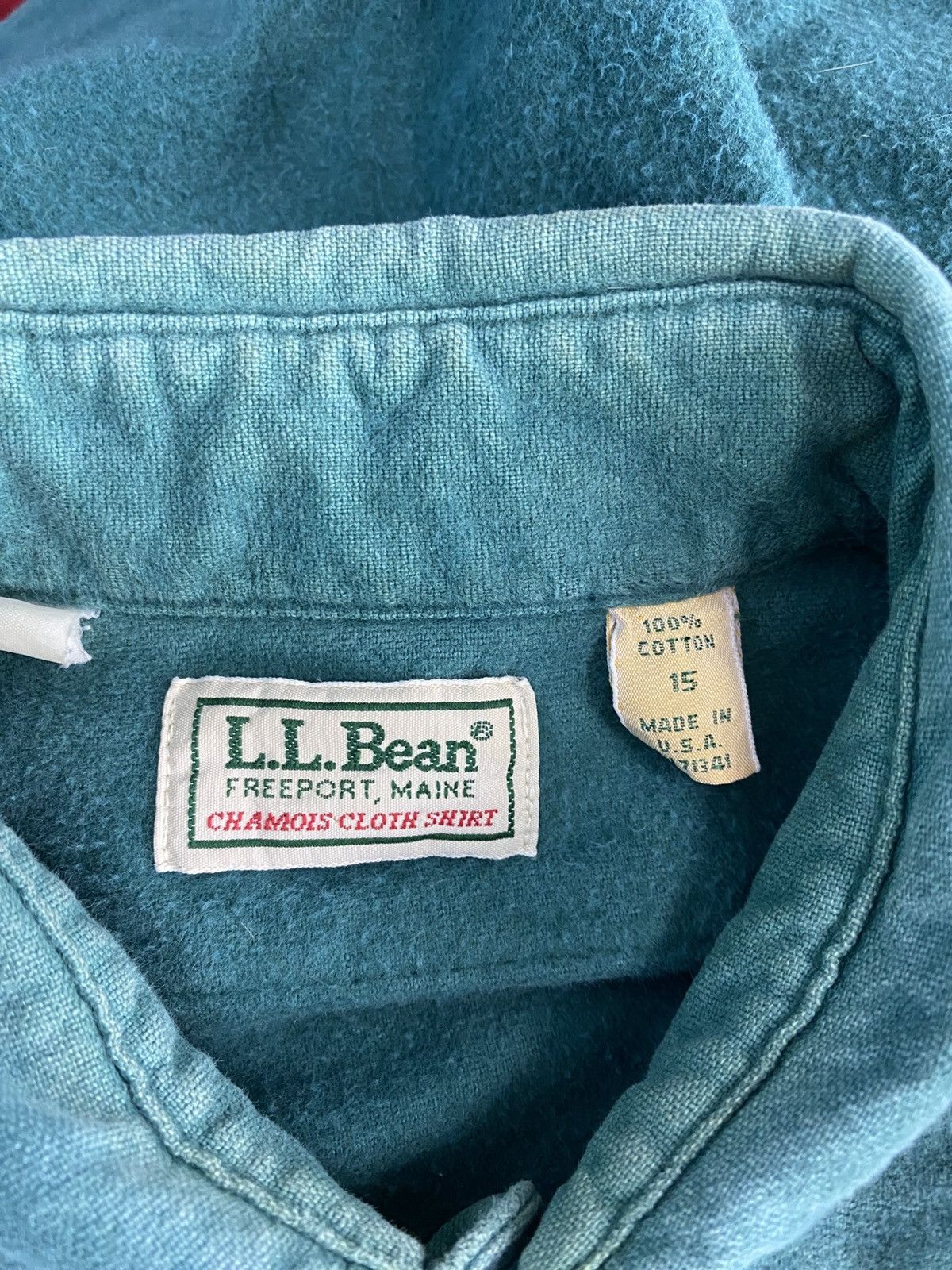 L.L. Bean Vintage 90’s L.L. Bean Chamois Cloth Shirt Size US M / EU 48-50 / 2 - 6 Thumbnail