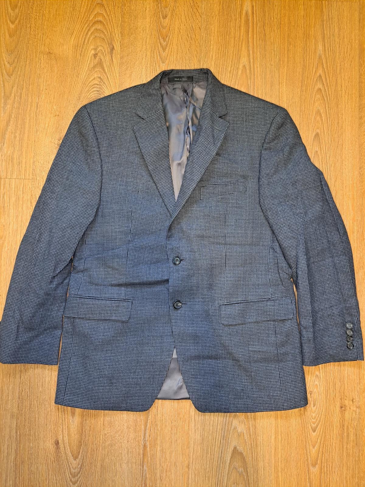 Polo Ralph Lauren Ralph Lauren Sport Coat Mens 40S Gray Houndstooth Wool Size 40S - 1 Thumbnail