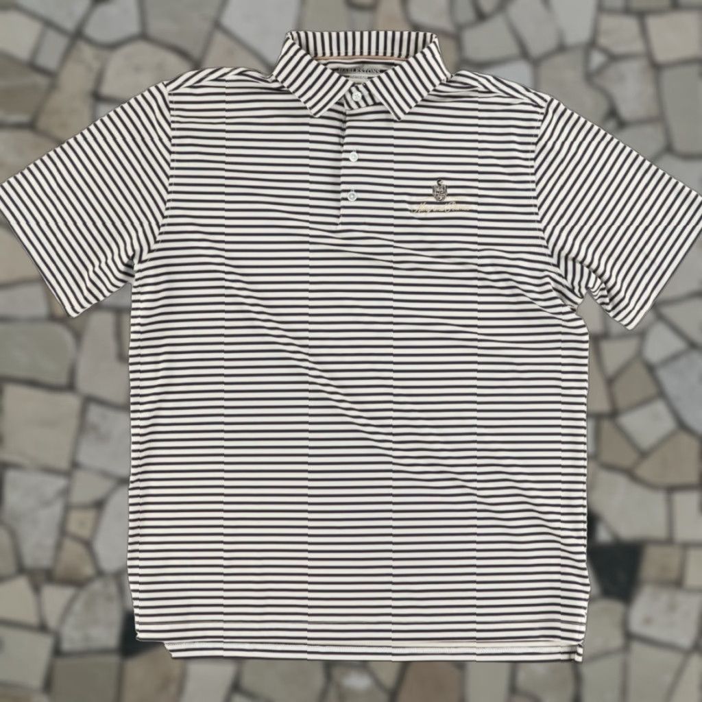 Prince Harleston King and Prince Heritage Striped Polo Shirt White Men's L Size US L / EU 52-54 / 3 - 1 Thumbnail