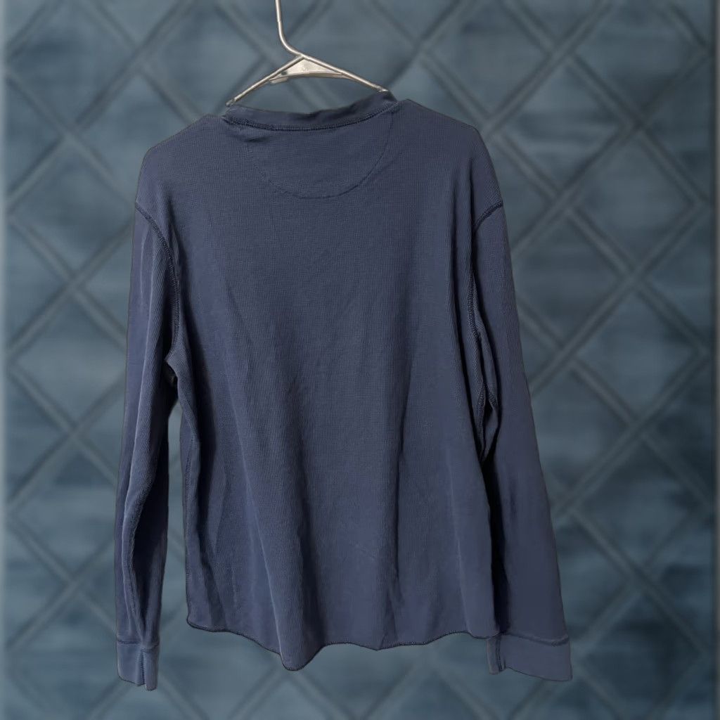 Gap **Gap Mens Blue Waffle Knit Thermal T-Shirt Size L 90s** User: Gap Mens Blue Waffle Knit Thermal T-Shirt Size L 90s Classic Designer Modern Size US L / EU 52-54 / 3 - 1 Thumbnail