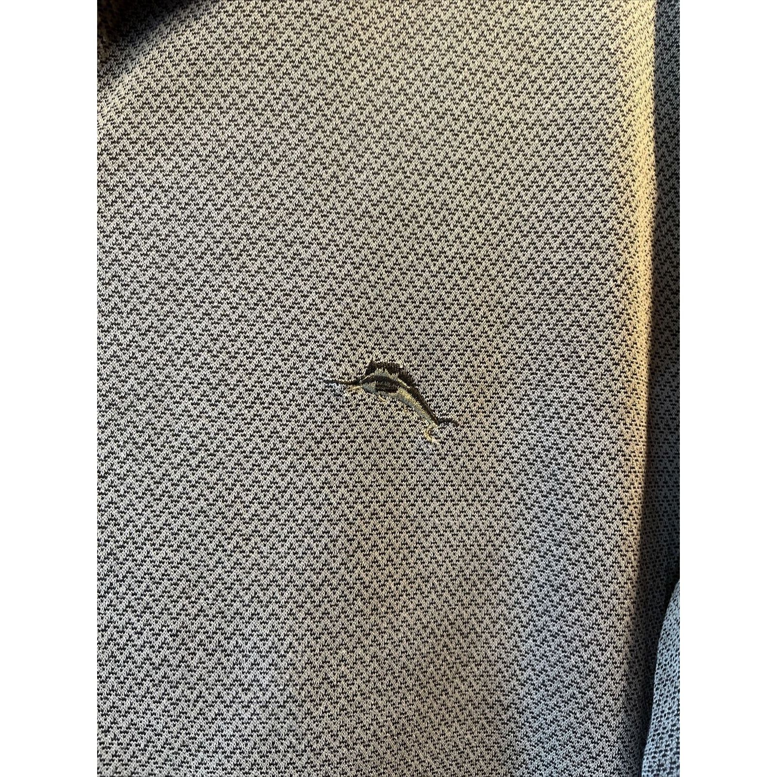 Tommy Bahama Tommy Bahama Men’s Large Gray Modal Blend button Polo Shirt Size US L / EU 52-54 / 3 - 8 Thumbnail