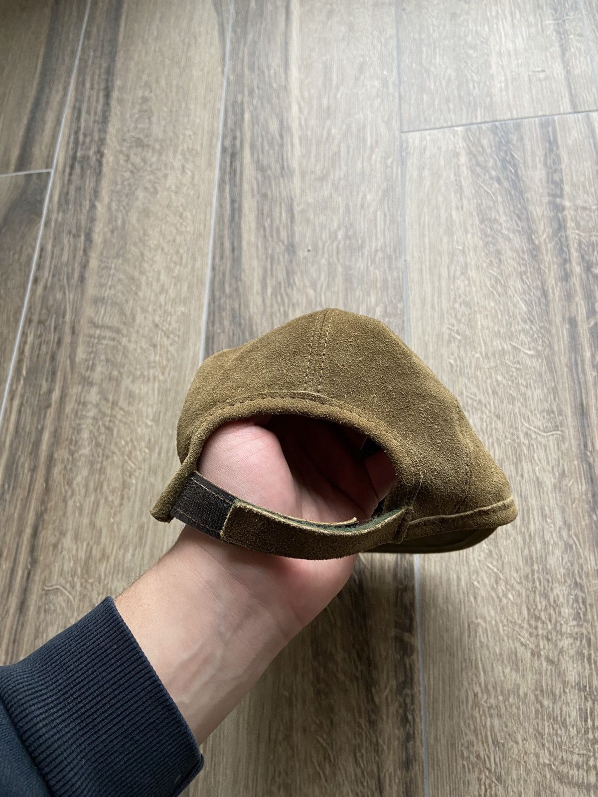 Genuine Leather × Man Made In Australia × Vintage Vintage Aussie Bush Cow Genuine Leather cap mens Size ONE SIZE - 3 Thumbnail