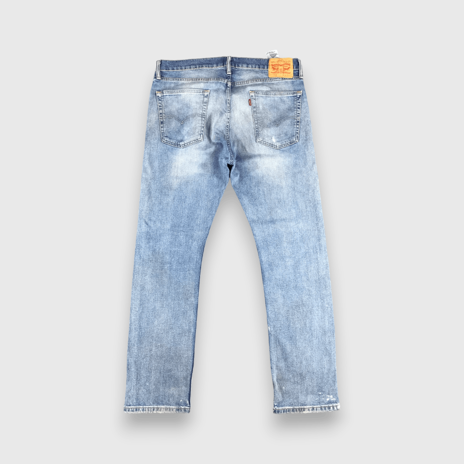 Levi's Vintage Blue Wash Levis 513 Jeans-J1718 Size US 35 - 2 Thumbnail