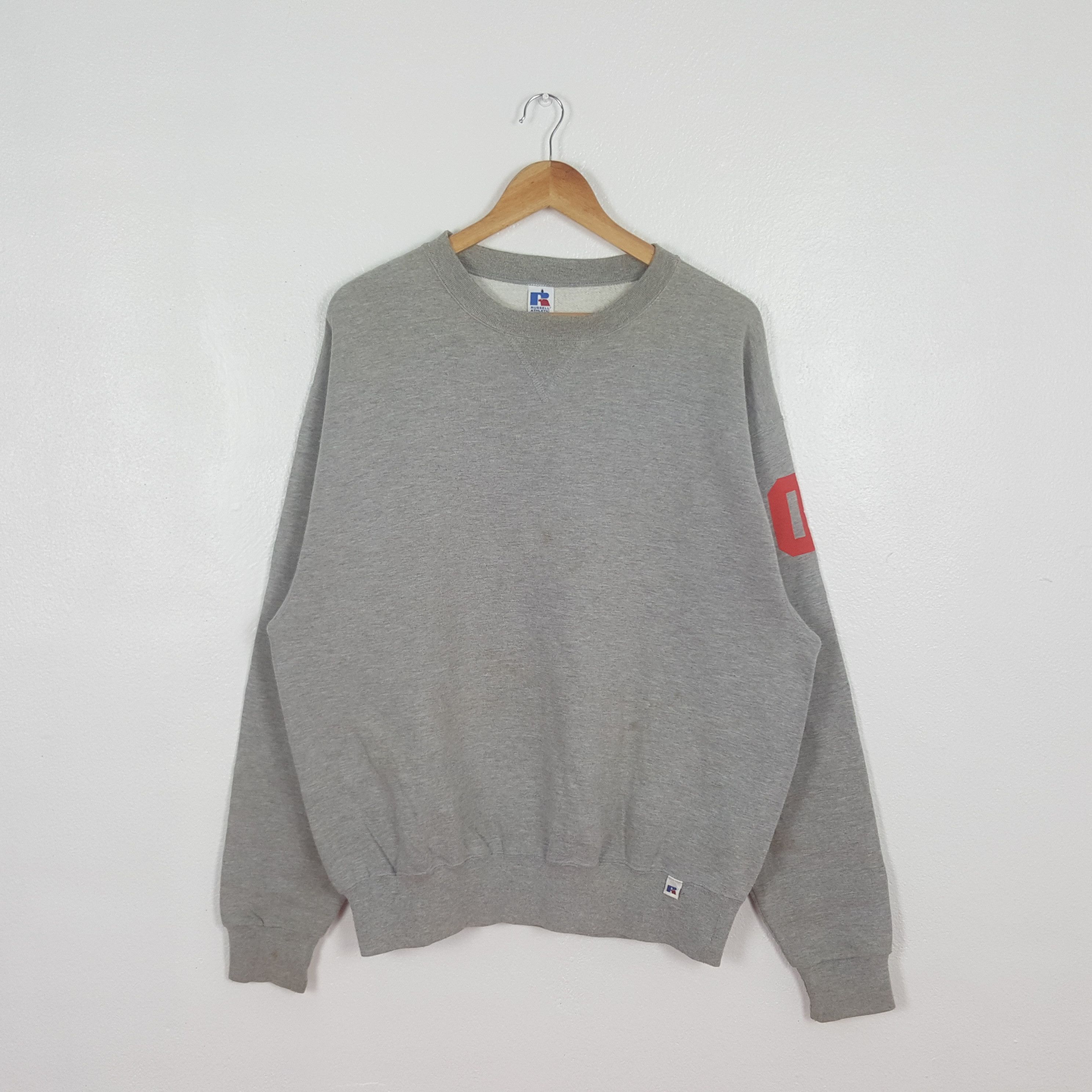 Russell Athletic Vintage American State Maps Art Russell Sweatshirt C307N13 Size US L / EU 52-54 / 3 - 3 Thumbnail