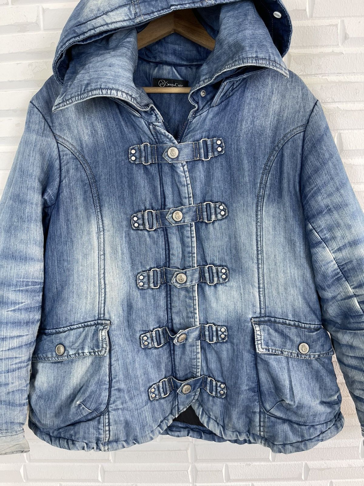 If Six Was Nine 90’s BONDAGE JACKET HOODED IF SIX WAS NINE MIDAS STYLE Size US S / EU 44-46 / 1 - 2 Thumbnail