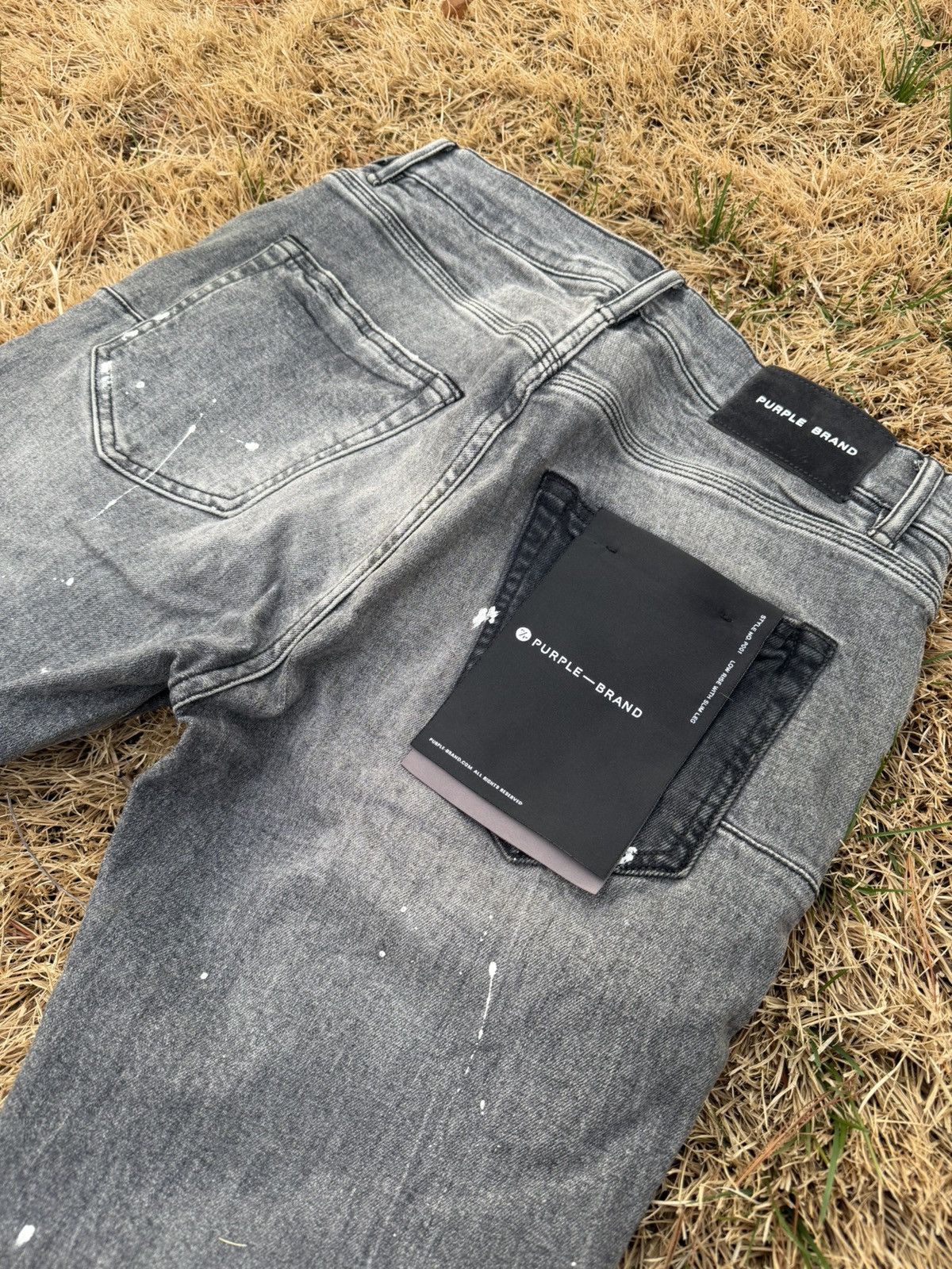 Purple Brand Purple Black Tag Jeans Size US 31 - 7 Thumbnail