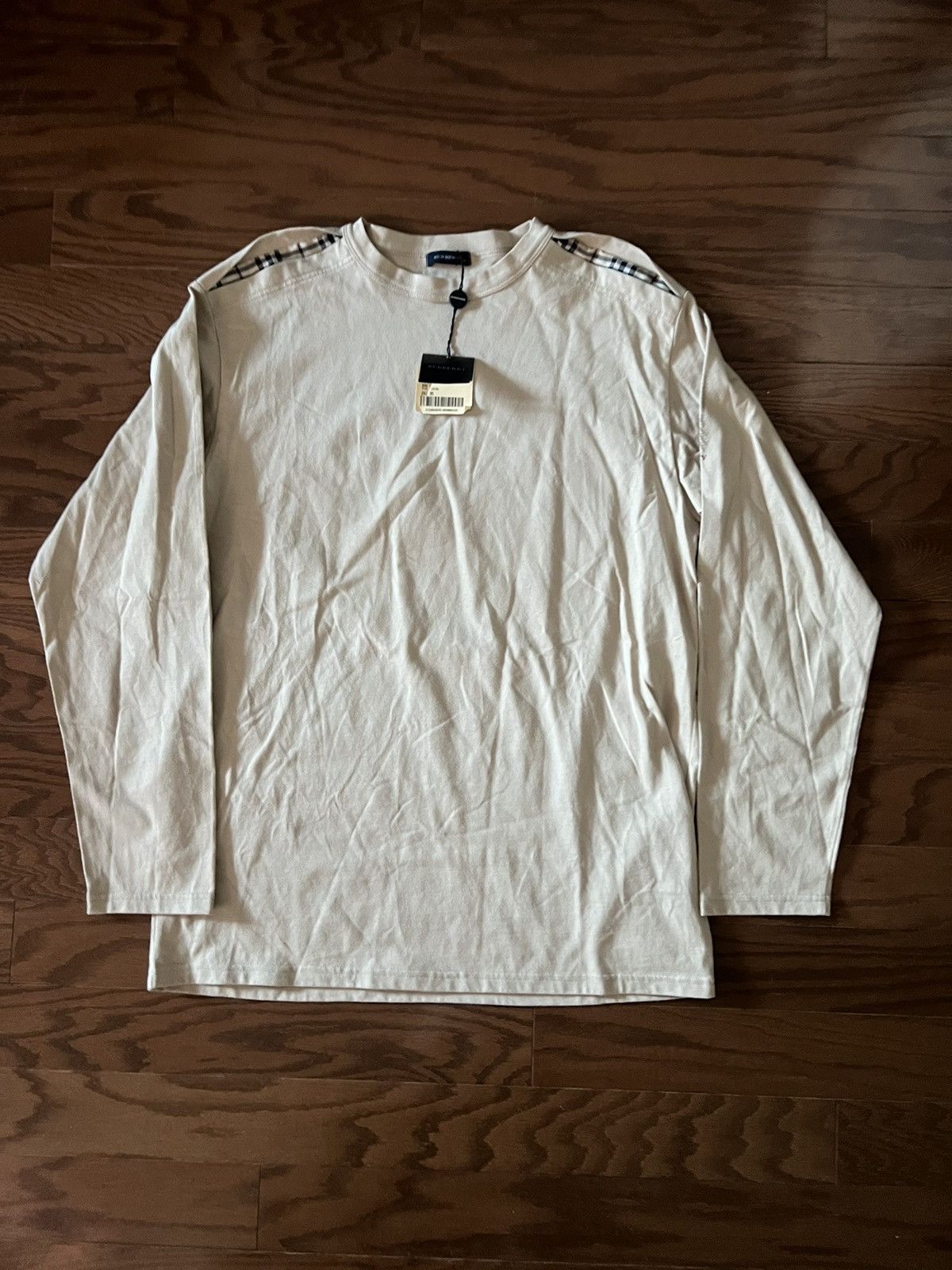Burberry Burberry Hidden Trin T-Beige Long Sleeve Size US XS / EU 42 / 0 - 1 Thumbnail