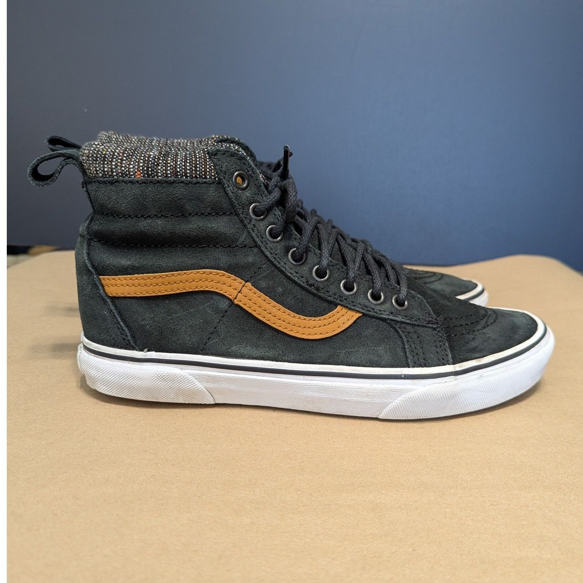 Vans VANS SK8-HI MTE Black Tweed Sneakers Suede Leather Mens 8.5 Size US 8.5 / EU 41-42 - 3 Thumbnail