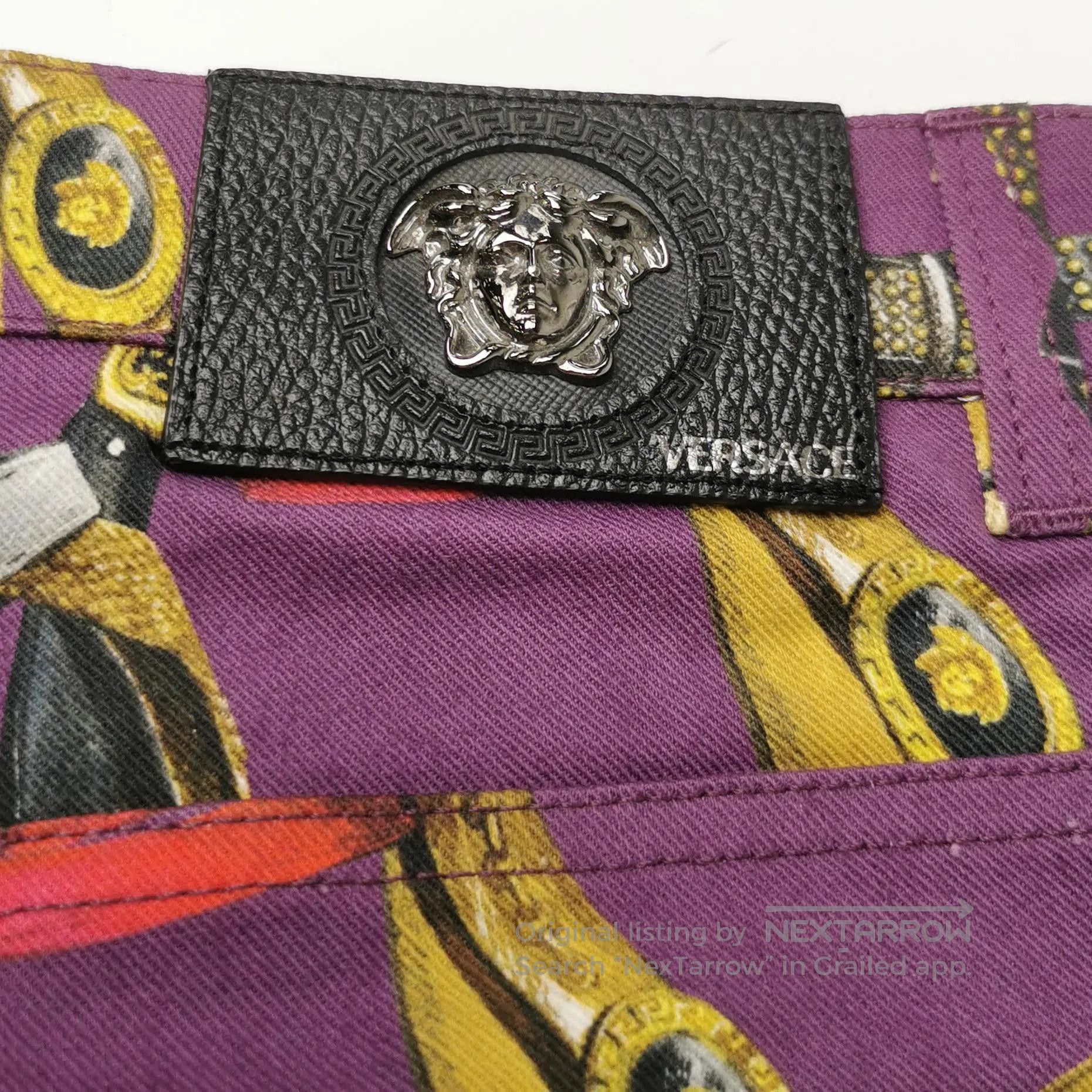 Versace Versace Cotton Logo Crewneck T-Shirt M. Size US 44 / EU 60 - 2 Thumbnail