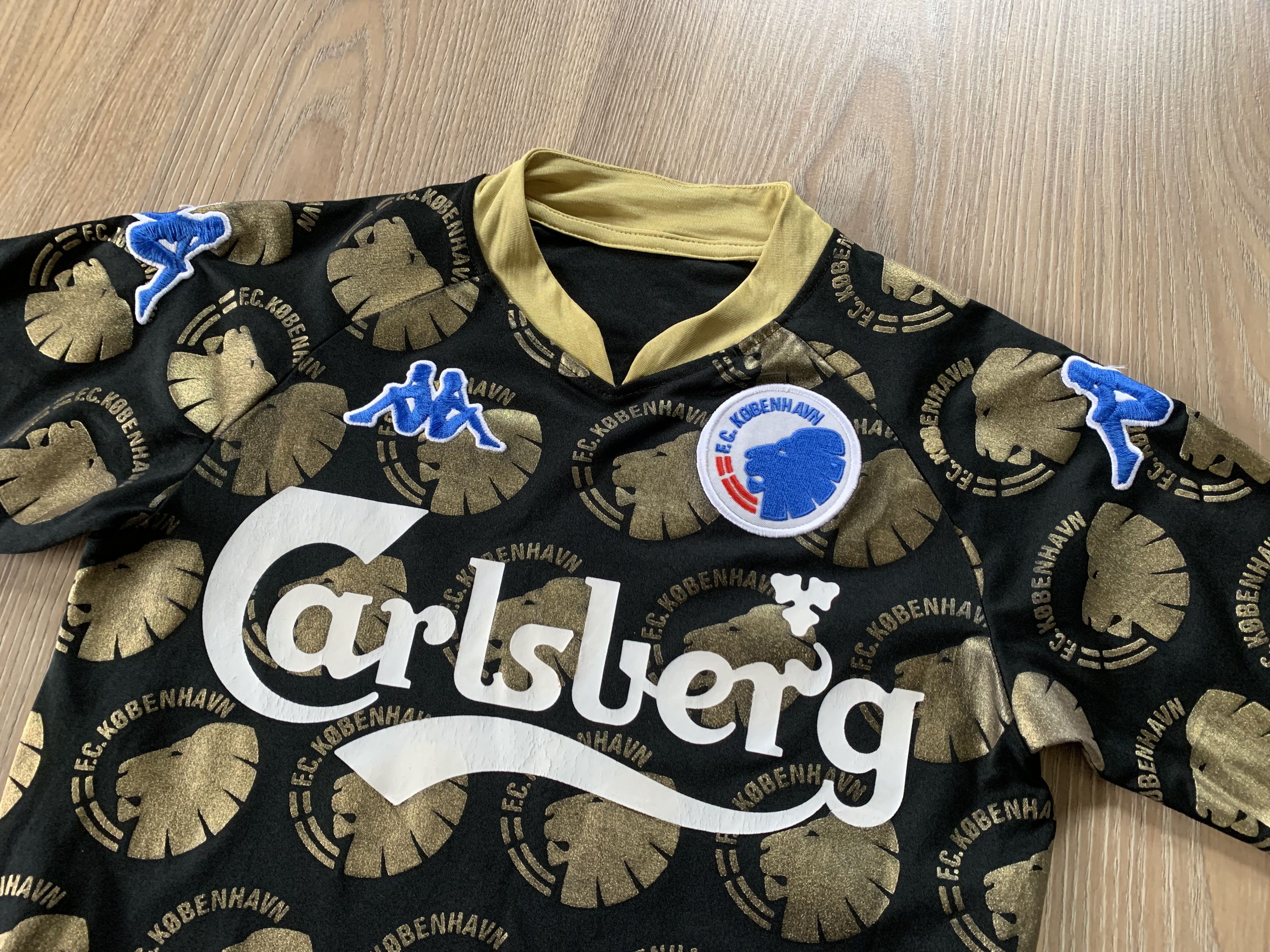 Kappa Kappa Kobenhavn FC Carlsberg Over Print Soccer Jersey Size US XXS / EU 40 - 4 Thumbnail