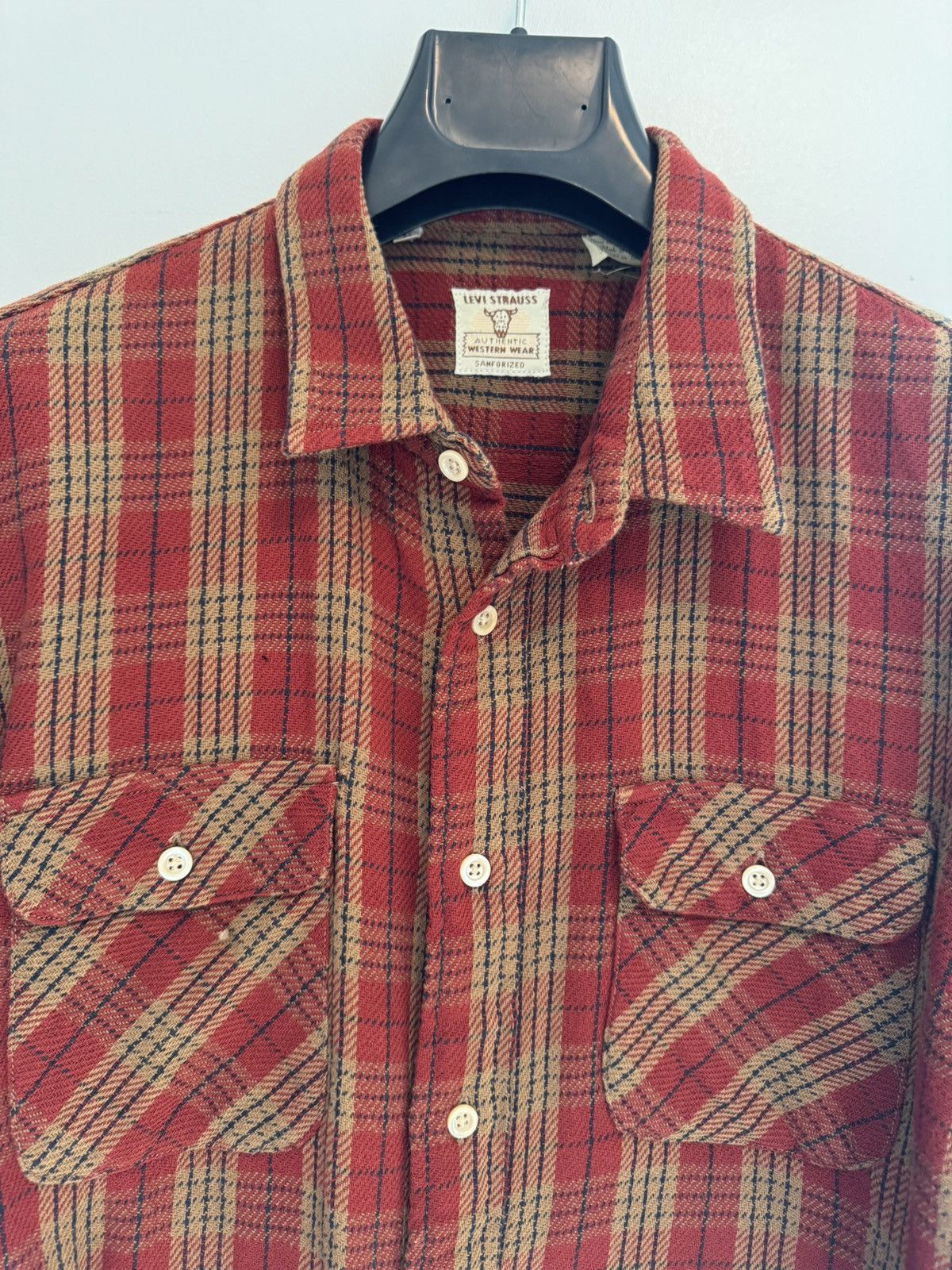 Levi's Western plaid shirt RRL Size US M / EU 48-50 / 2 - 2 Thumbnail