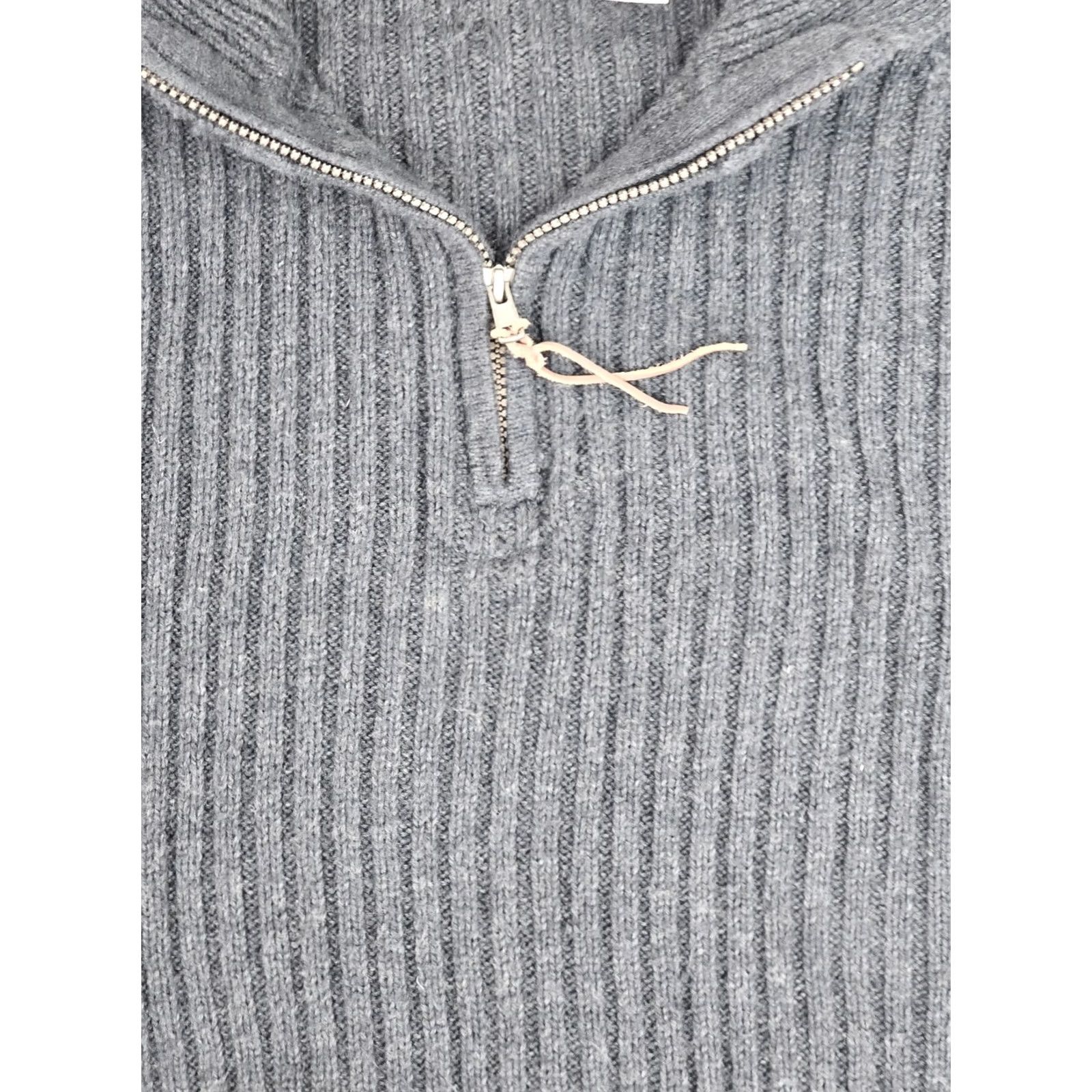 Vintage VINTAGE St. Johns Bay Sweater Men XL Tall Charcoal Gray Ribbed Knit Fisherman Size US XL / EU 56 / 4 - 4 Thumbnail