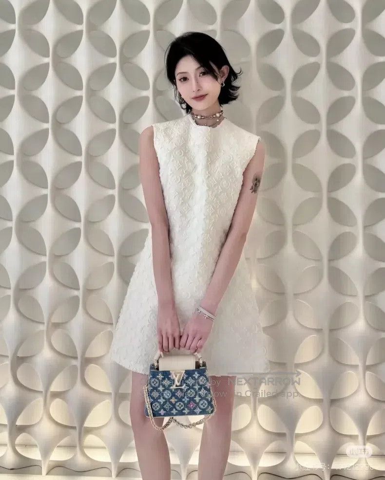 Louis Vuitton Louis Vuitton 25SS Jacquard Sleeveless Tank Dress Size XS / US 0-2 / IT 36-38 - 8 Thumbnail
