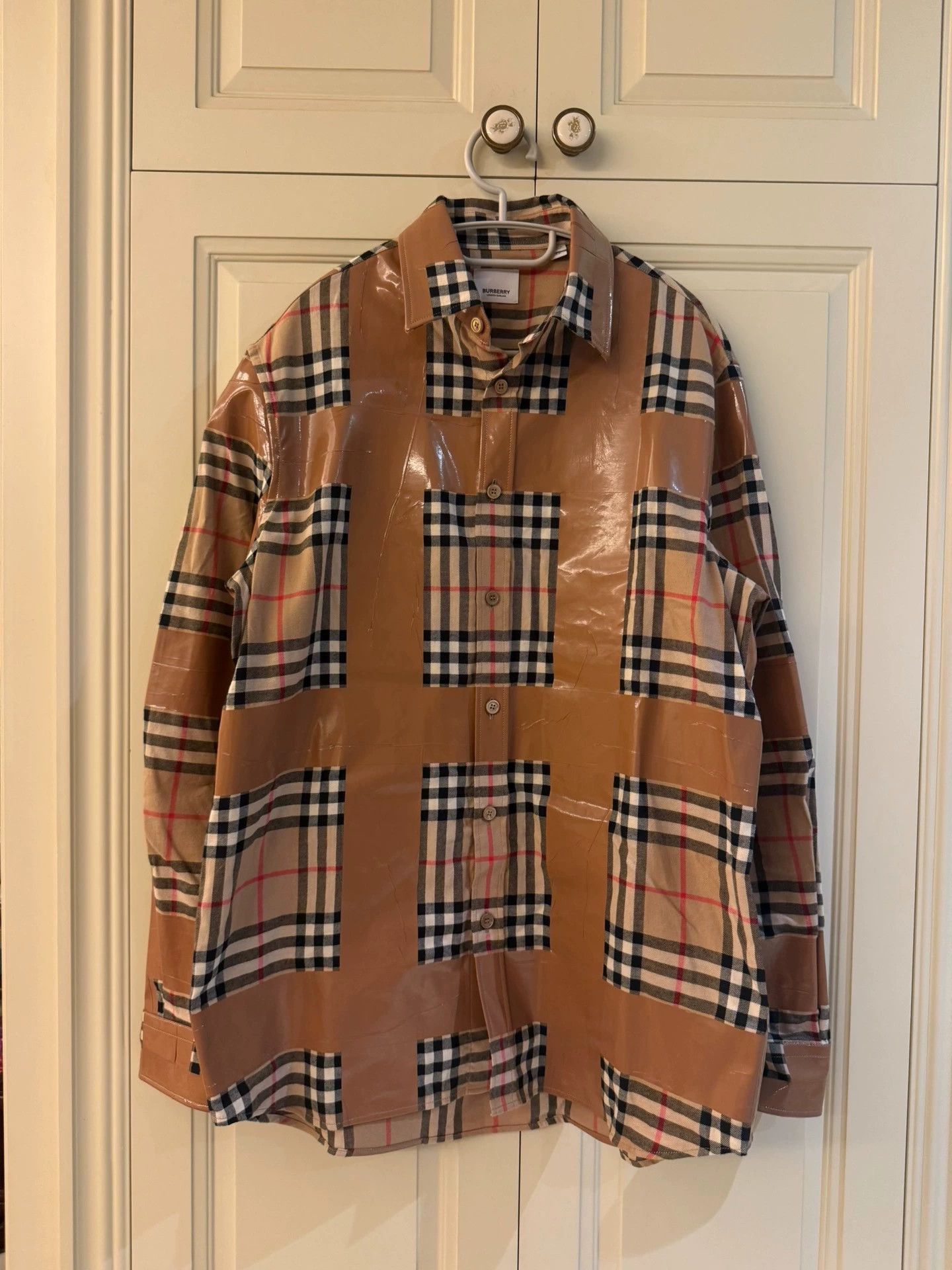 Burberry burberry plaid shirt with tape detailing Size US XS / EU 42 / 0 - 1 Thumbnail
