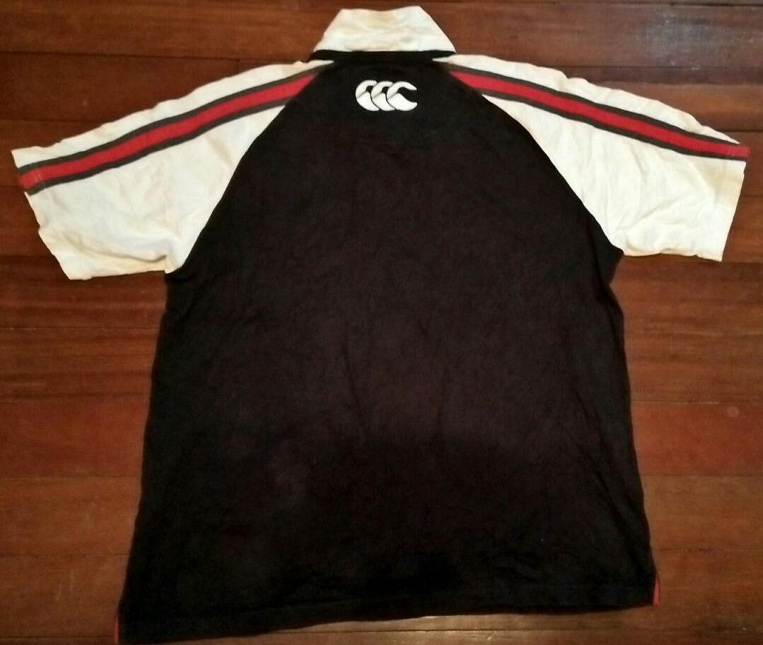 Canterbury of New Zealand Canterbury collar t shirt big logo Size US L / EU 52-54 / 3 - 4 Thumbnail