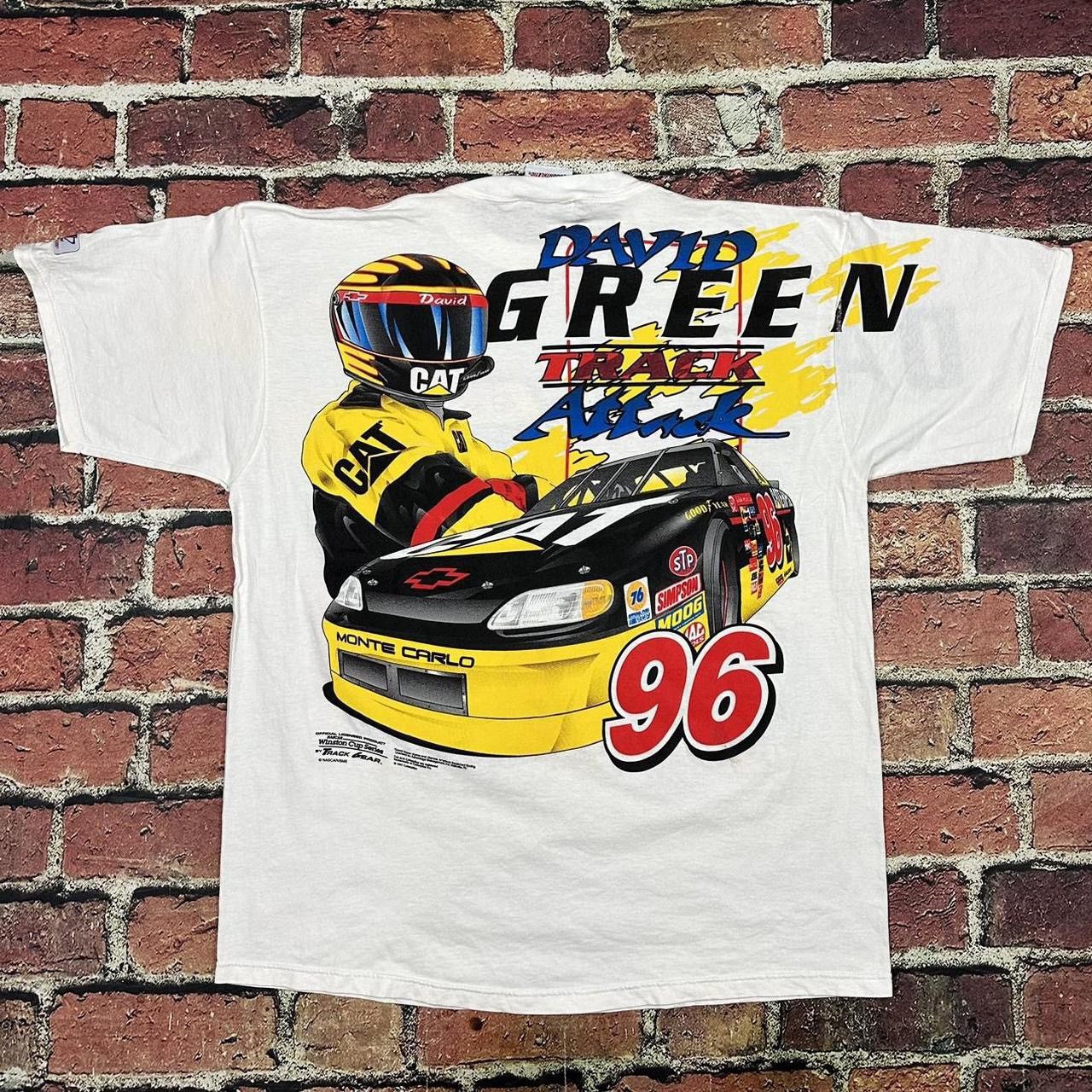 Logo Athletic Vintage David Green NASCAR All Over Print Tee Track Attack Size US XL / EU 56 / 4 - 2 Thumbnail