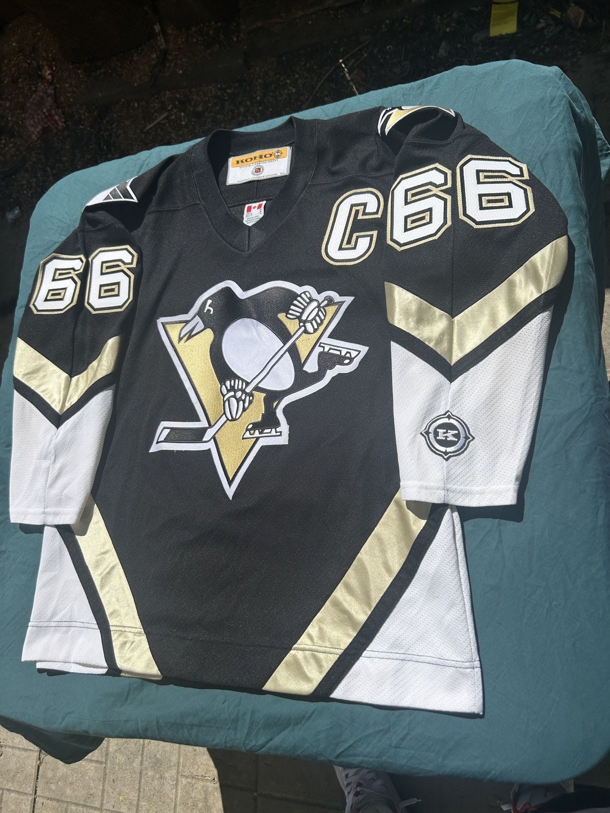 Koho × NHL Koho Pittsburgh Penguins Mario Lemieux NHL Jersey Size US M / EU 48-50 / 2 - 3 Thumbnail