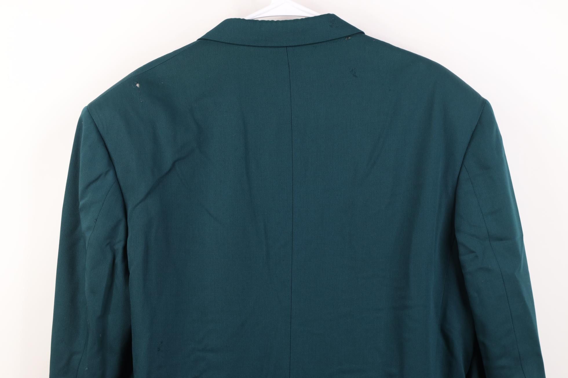 Vintage Vintage 70s Wool Suit Coat Blazer Jacket The Masters Green Size US XXL / EU 58 / 5 - 23 Thumbnail