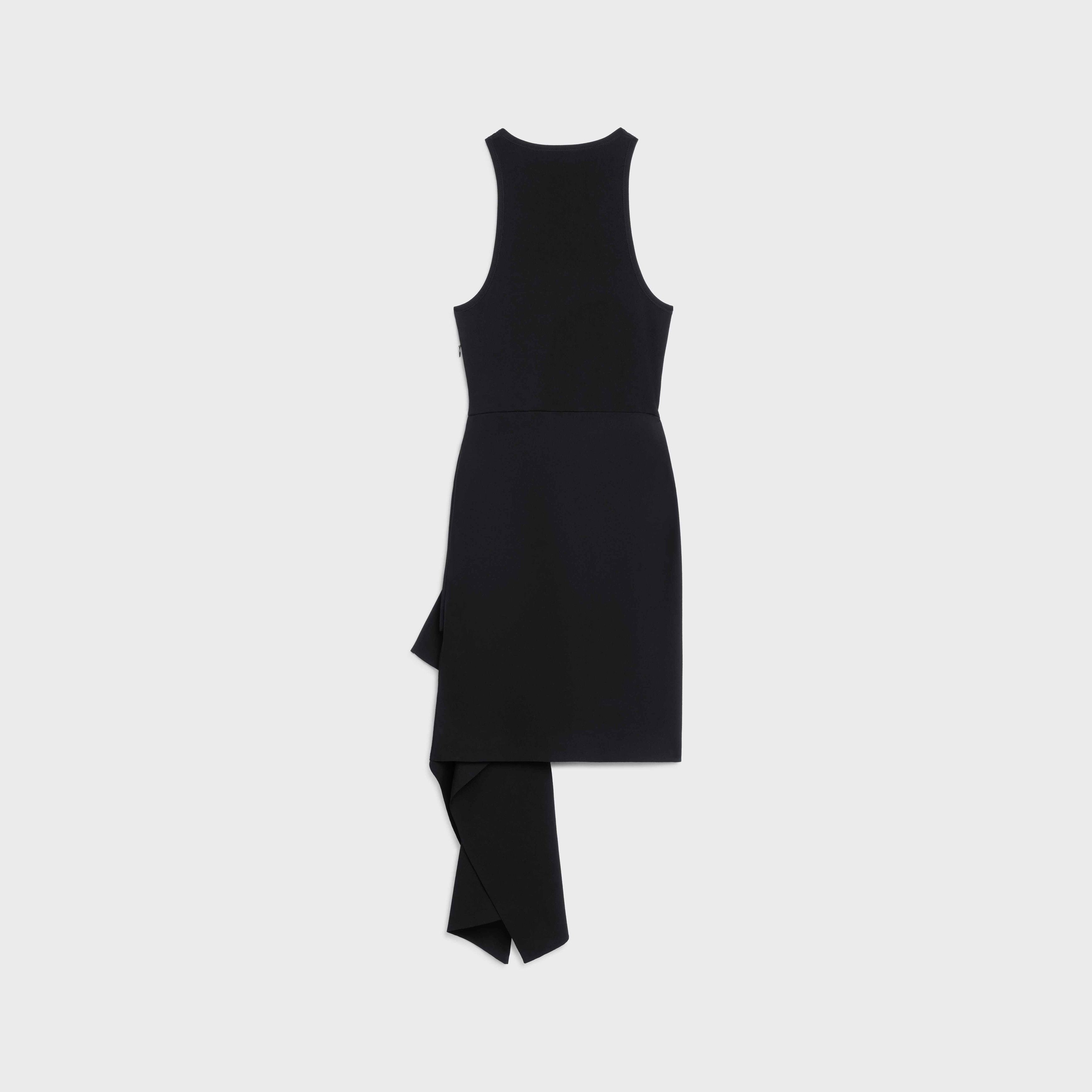 Celine o1y0725 Midi Dress in Black Size M / US 6-8 / IT 42-44 - 2 Thumbnail