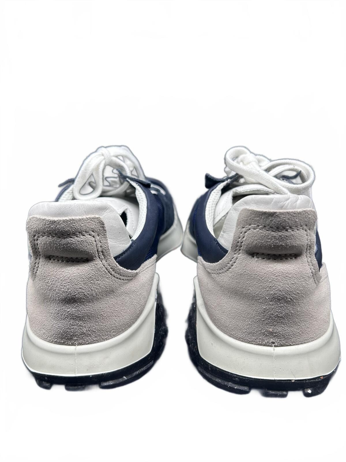 Ecco ECCO Men's Retro Sneaker Blue Suede & Textile Mesh Casual 11 Size US 11 / EU 44 - 3 Thumbnail
