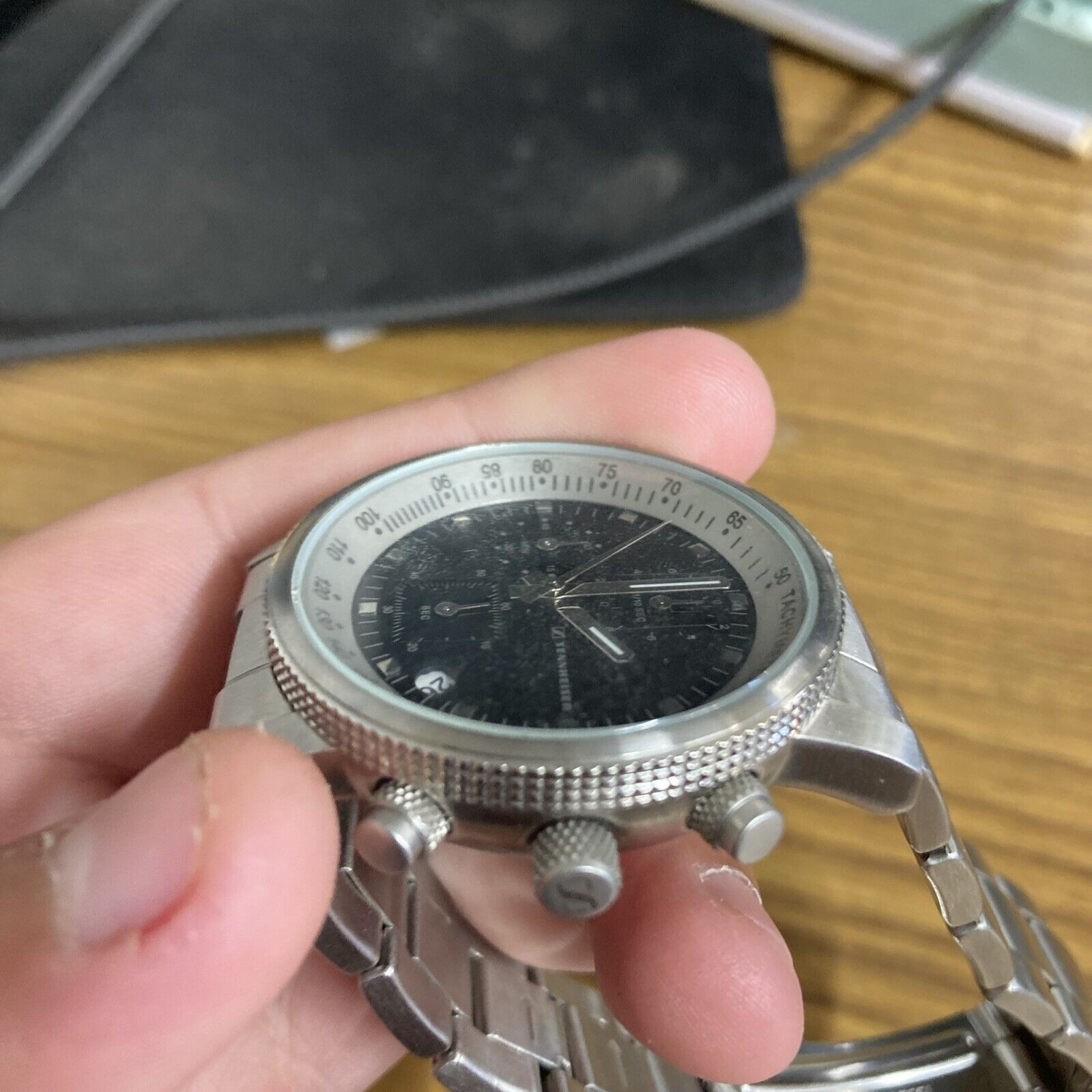 Other EXTREMELY RARE SENNHEISER Watch, Chronograph Quartz In Steel Size ONE SIZE - 6 Thumbnail